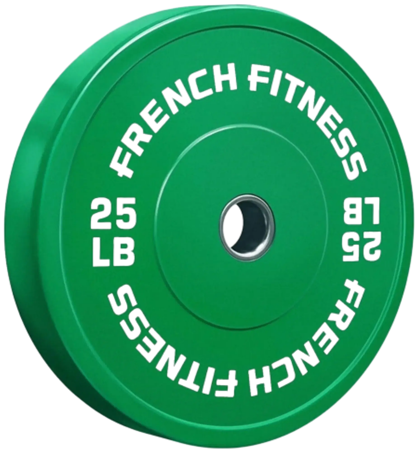 French Fitness Olympic Colored Bumper Plate 25 lbs (New) Image