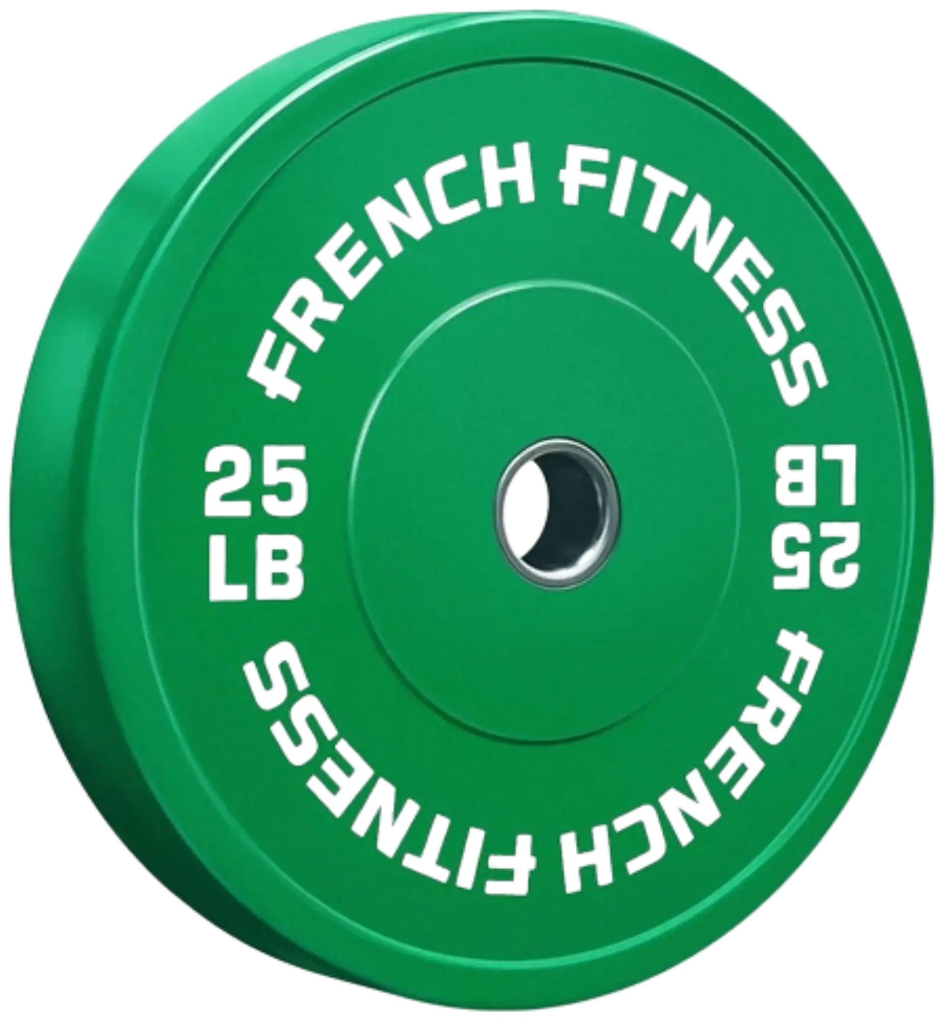 French Fitness Olympic Colored Bumper Plate 25 lbs (New) Image