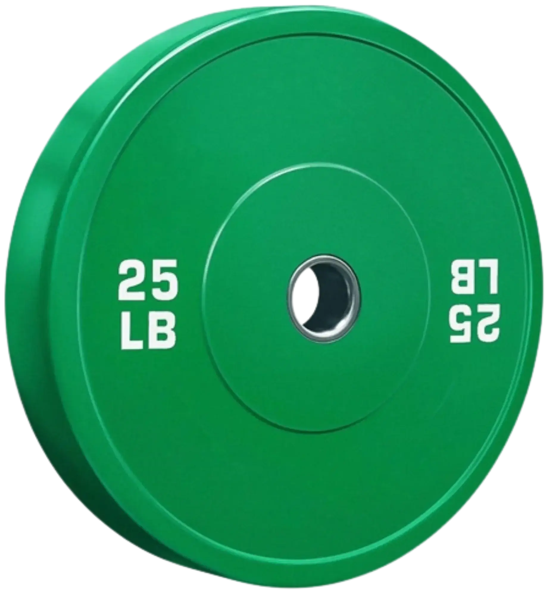 French Fitness Olympic Colored Bumper Plate 25 lbs - Blank (New) Image