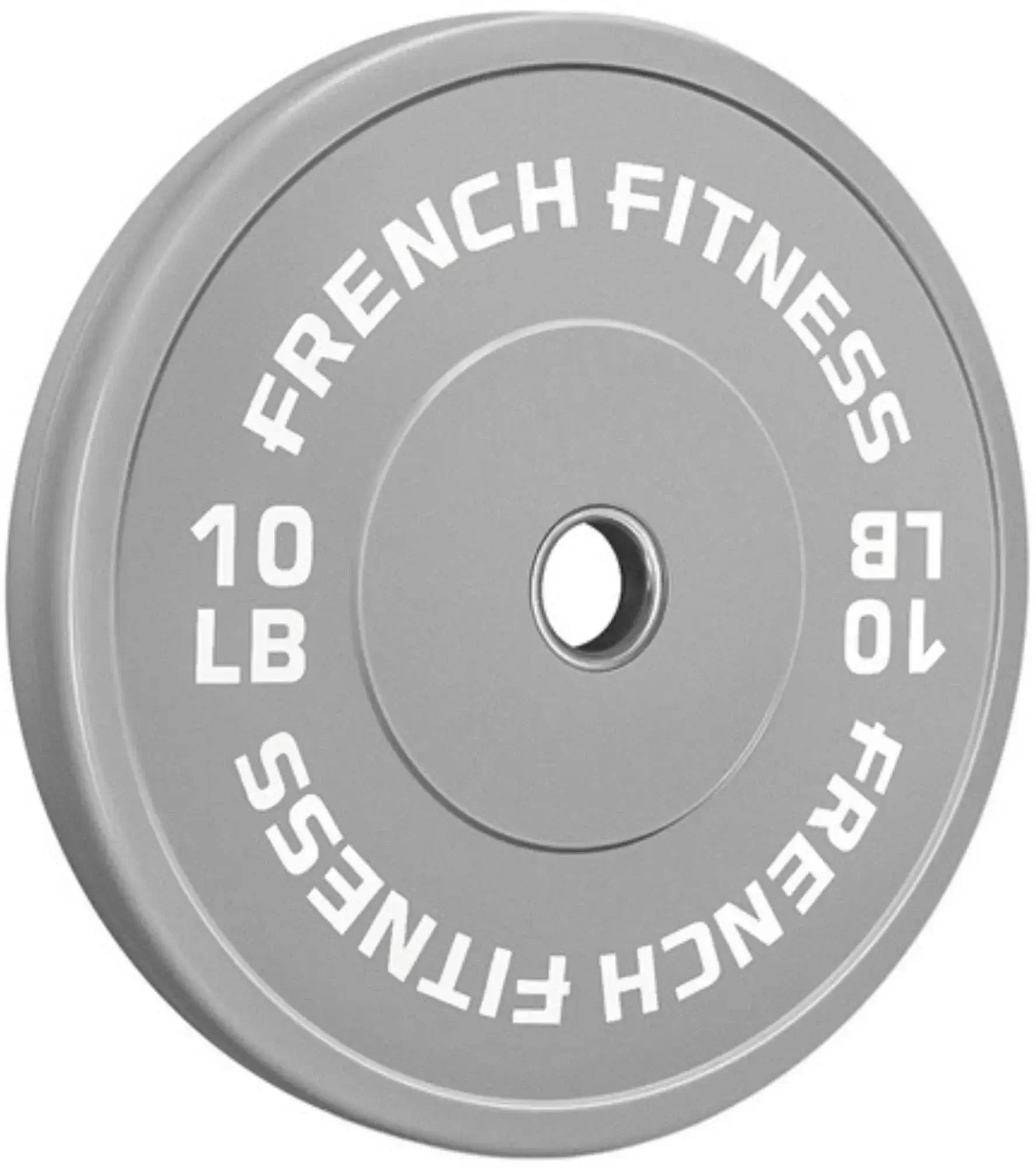 French Fitness Olympic Colored Bumper Plate Set 260 lbs (New) Image 2
