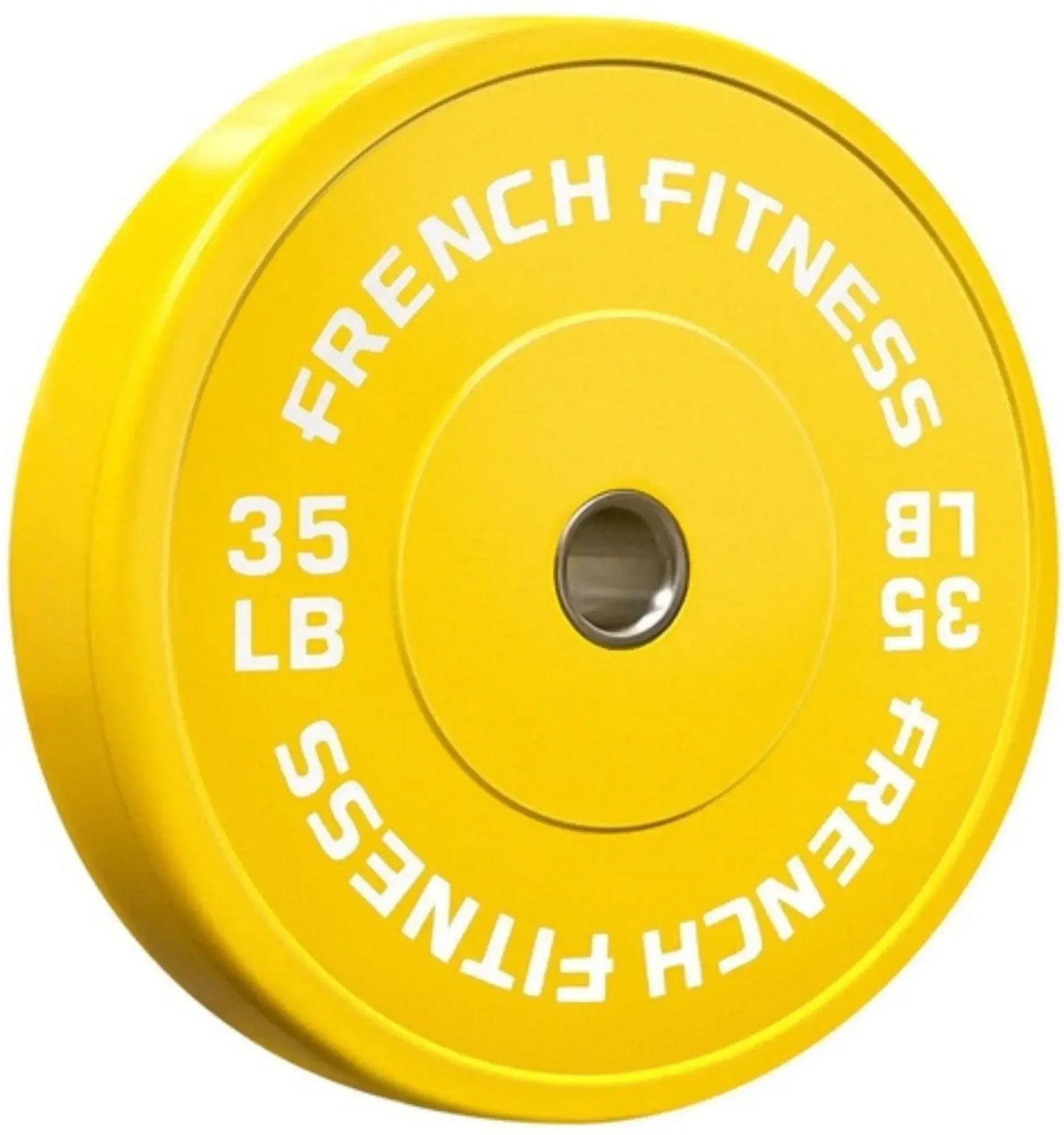 French Fitness Olympic Colored Bumper Plate Set 260 lbs (New) Image 5