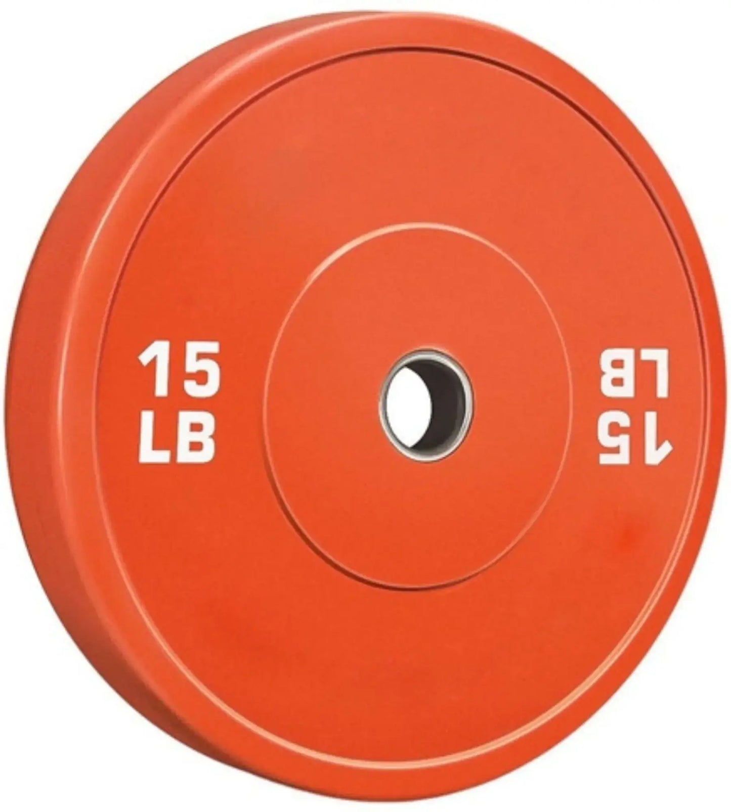 French Fitness Olympic Colored Bumper Plate Set 260 lbs - Blank (New) Image 3
