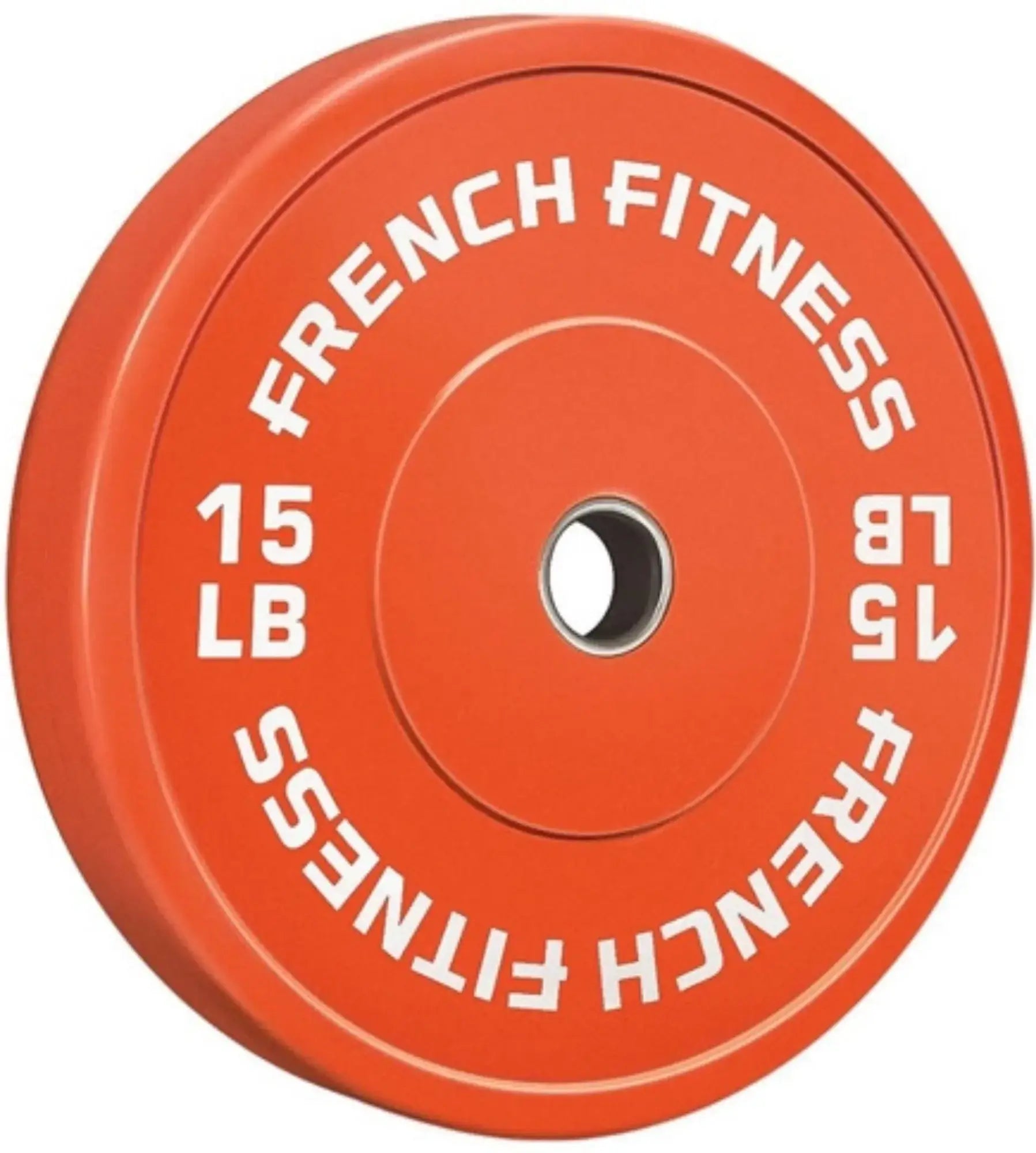 French Fitness Olympic Colored Bumper Plate Set 370 lbs (New) Image 3