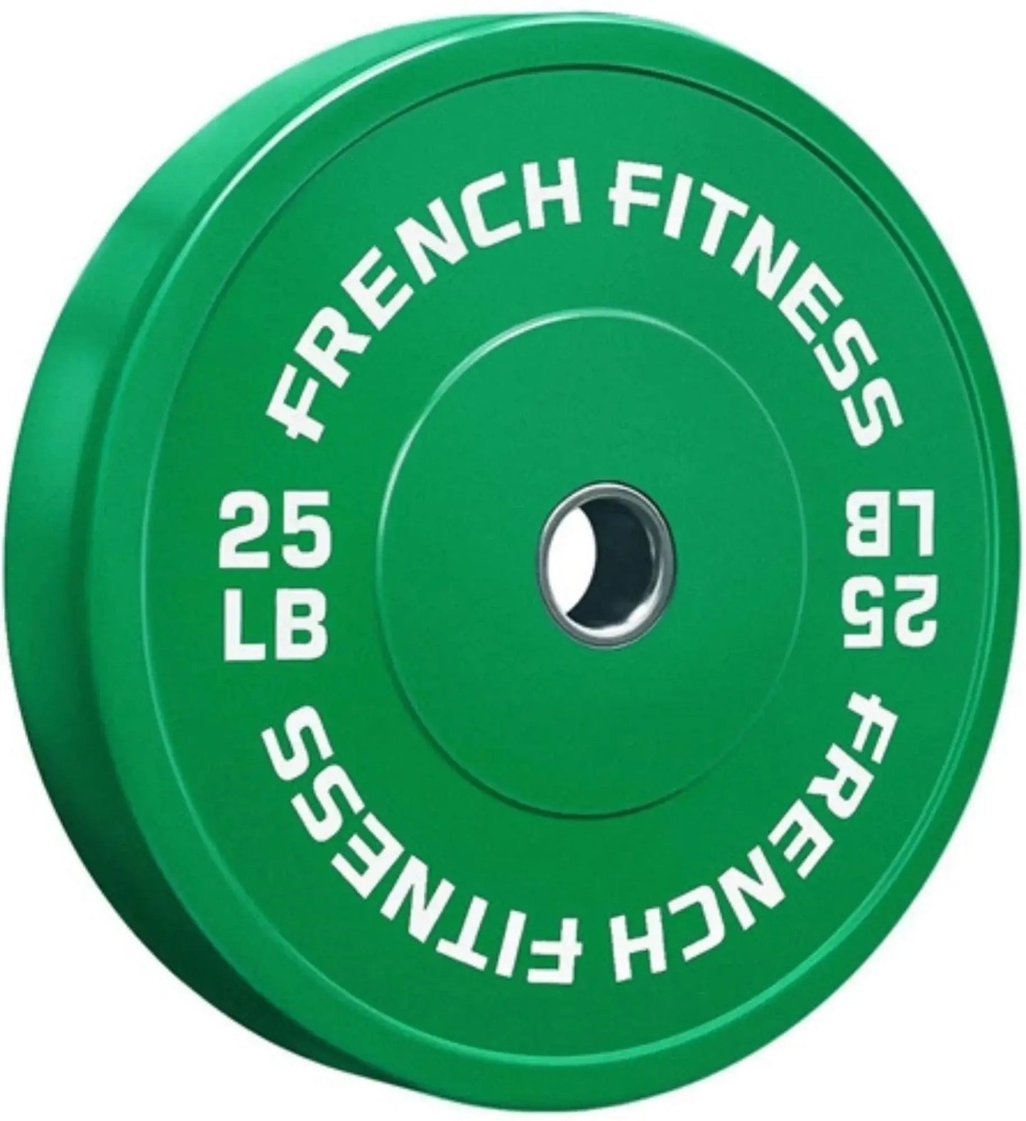 French Fitness Olympic Colored Bumper Plate Set 370 lbs (New) Image 4