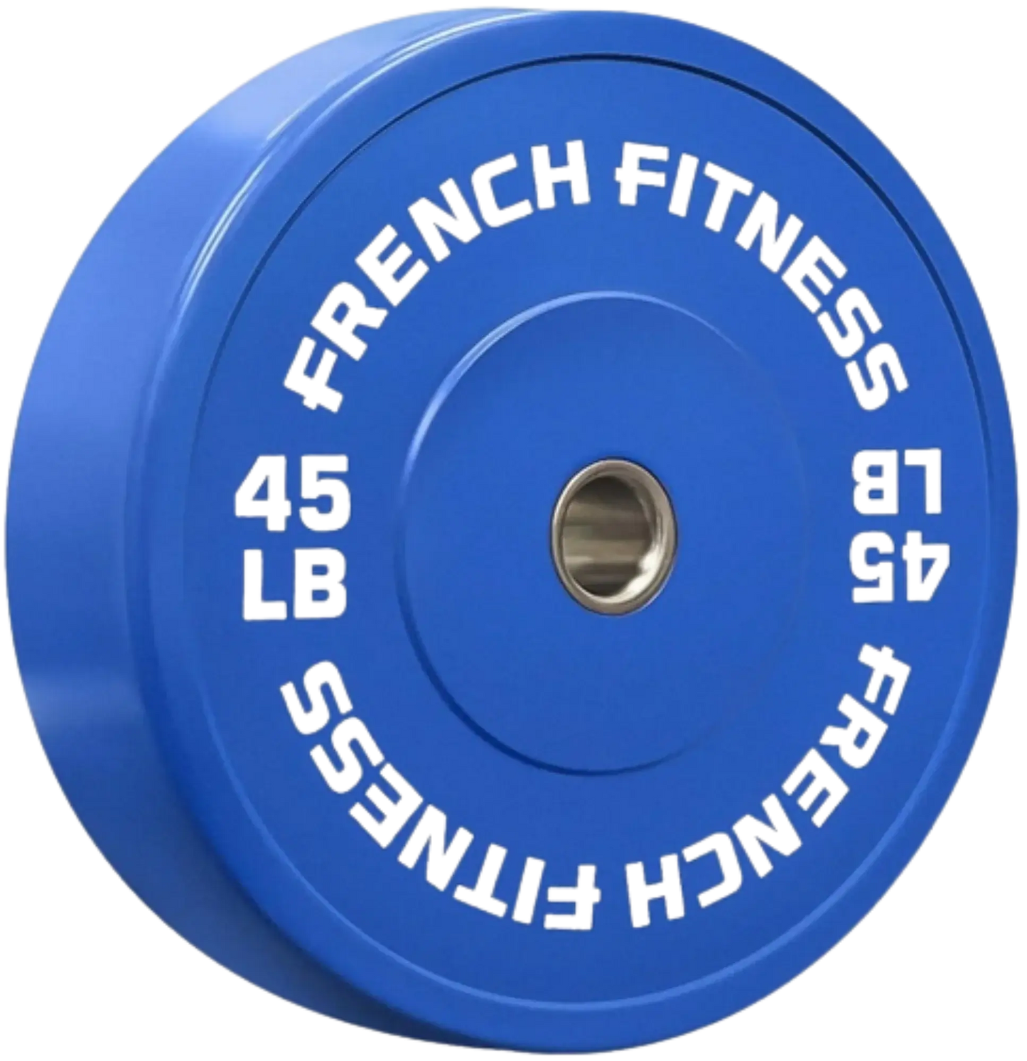 French Fitness Olympic Colored Bumper Plate 45 lbs (New) Image