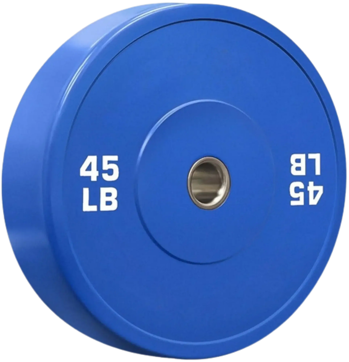 French Fitness Olympic Colored Bumper Plate 45 lbs - Blank (New) Image