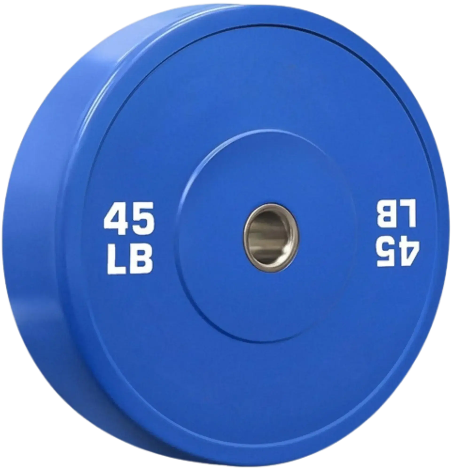 French Fitness Olympic Colored Bumper Plate 45 lbs - Blank (New) Image