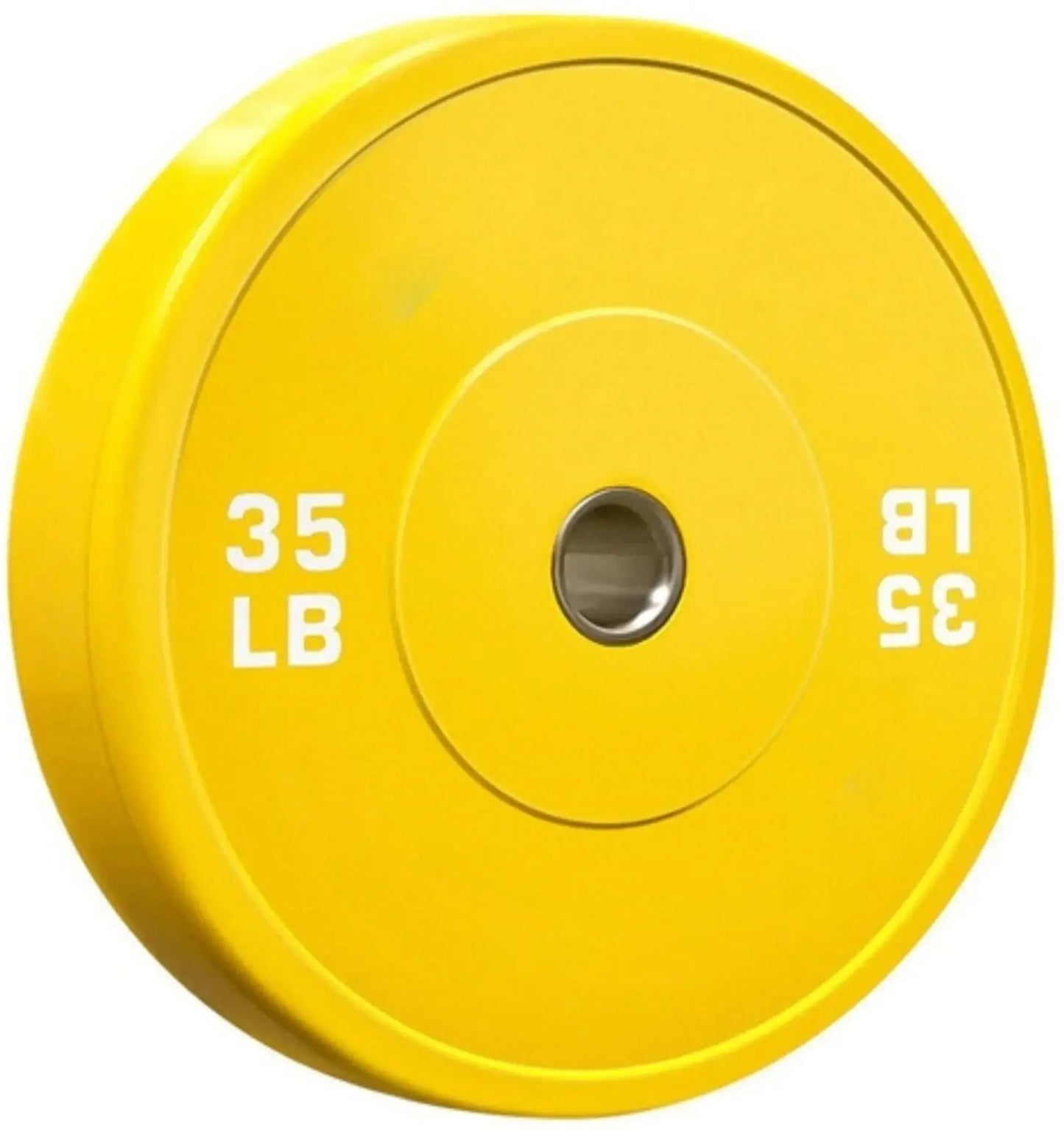 French Fitness Olympic Colored Bumper Plate Set 680 lbs - Blank (New) Image 4