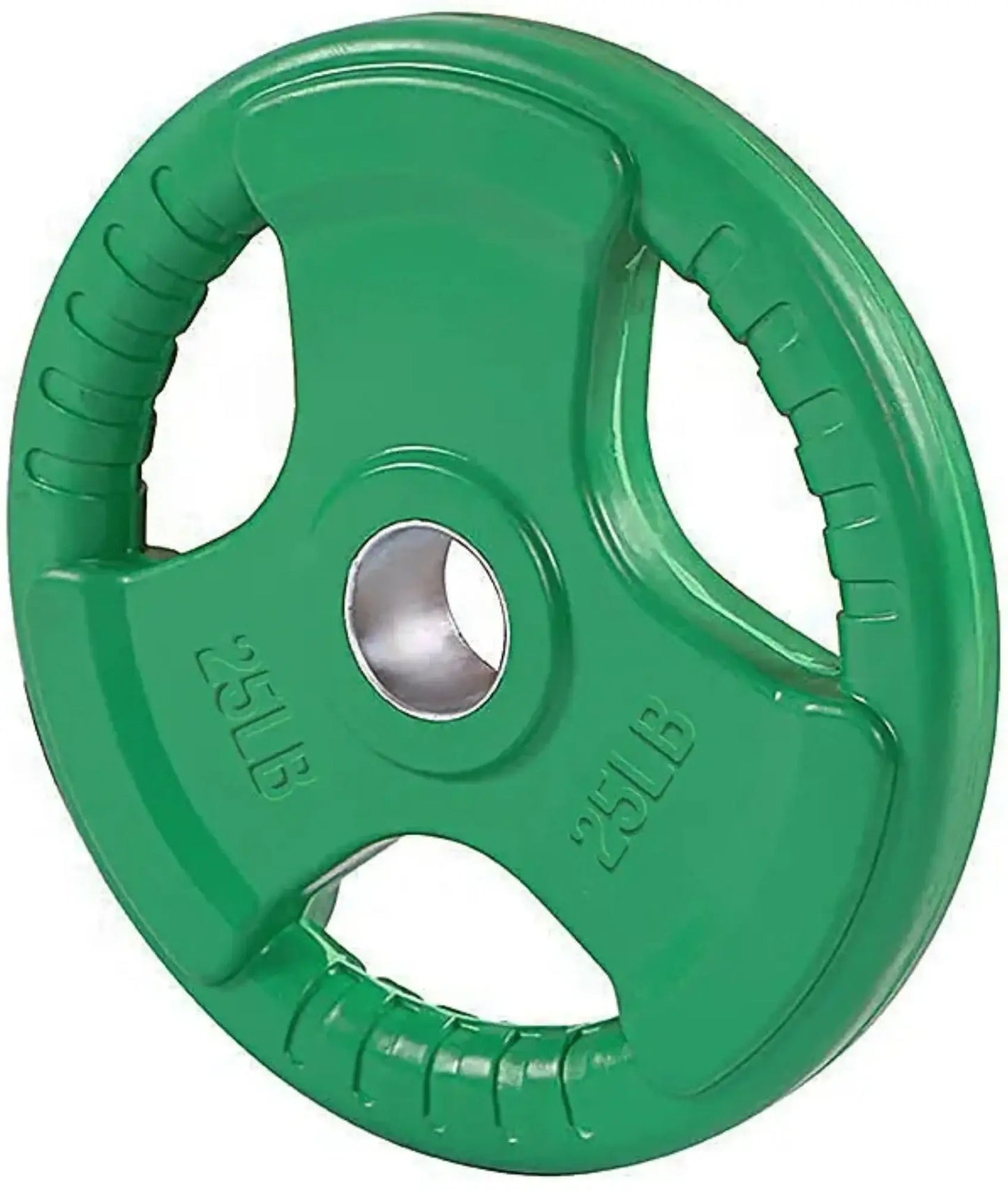 French Fitness Colored Rubber Grip Olympic Plate Set 120 lbs (New) Image 7