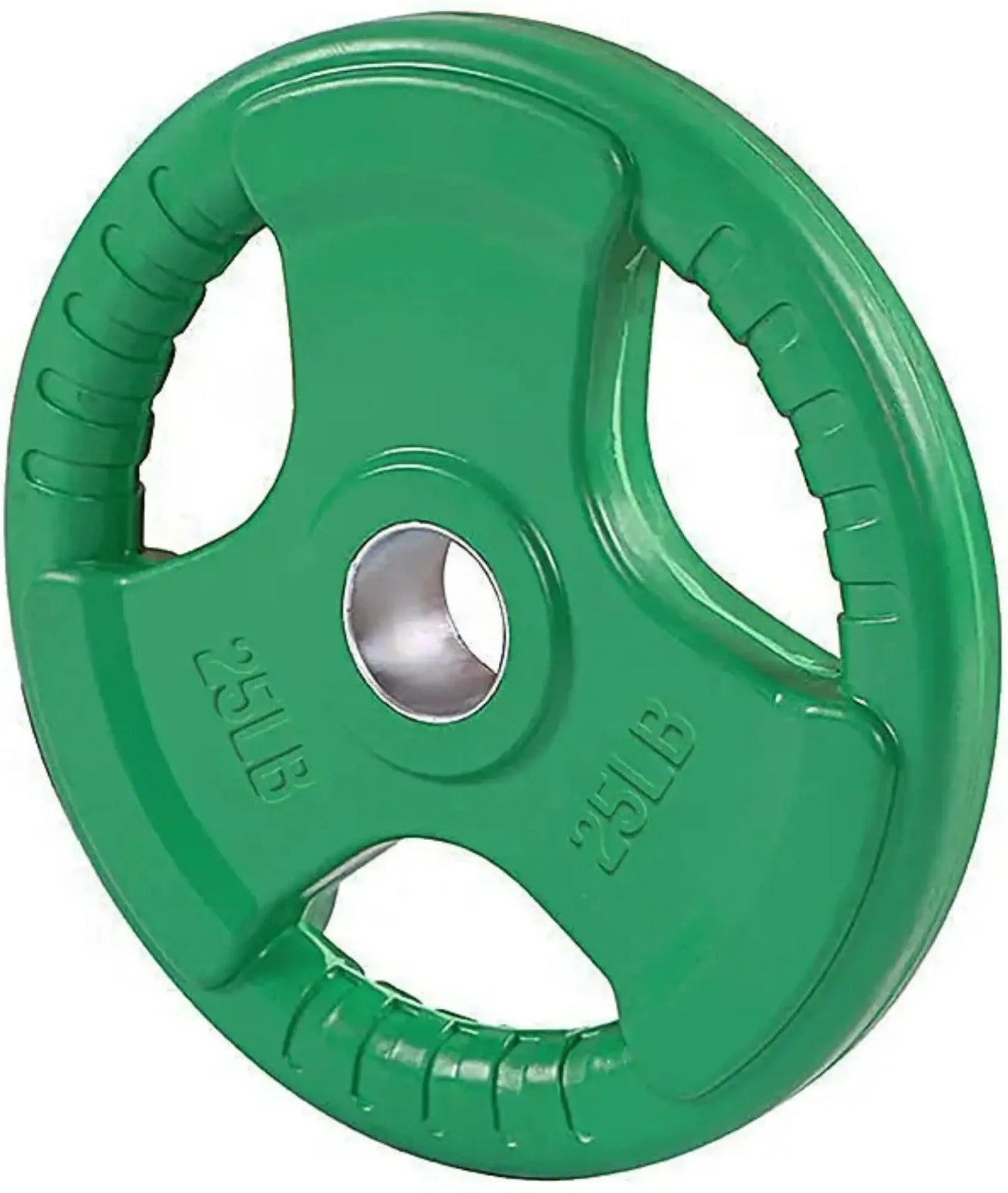 French Fitness Colored Rubber Grip Olympic Plate Set 170 lbs (New) Image 5