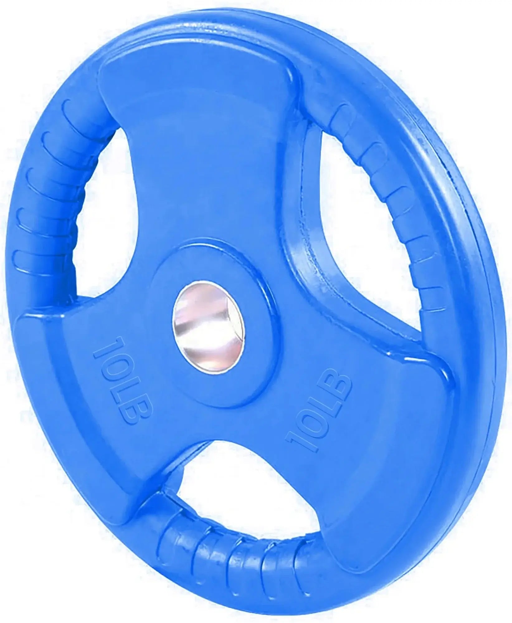 French Fitness Colored Rubber Grip Olympic Plate Set 170 lbs (New) Image 7