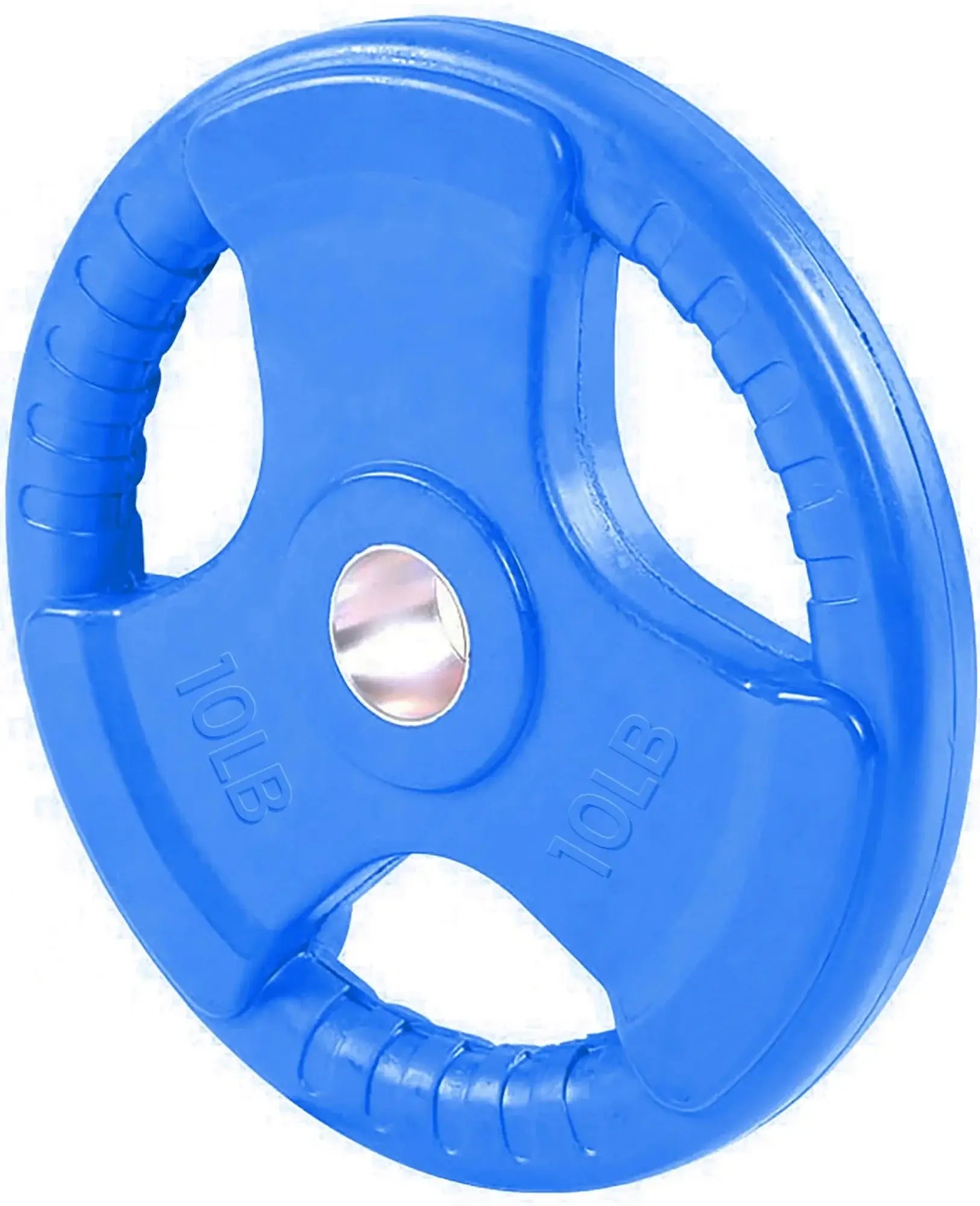 French Fitness Colored Rubber Grip Olympic Plate Set 190 lbs (New) Image 4