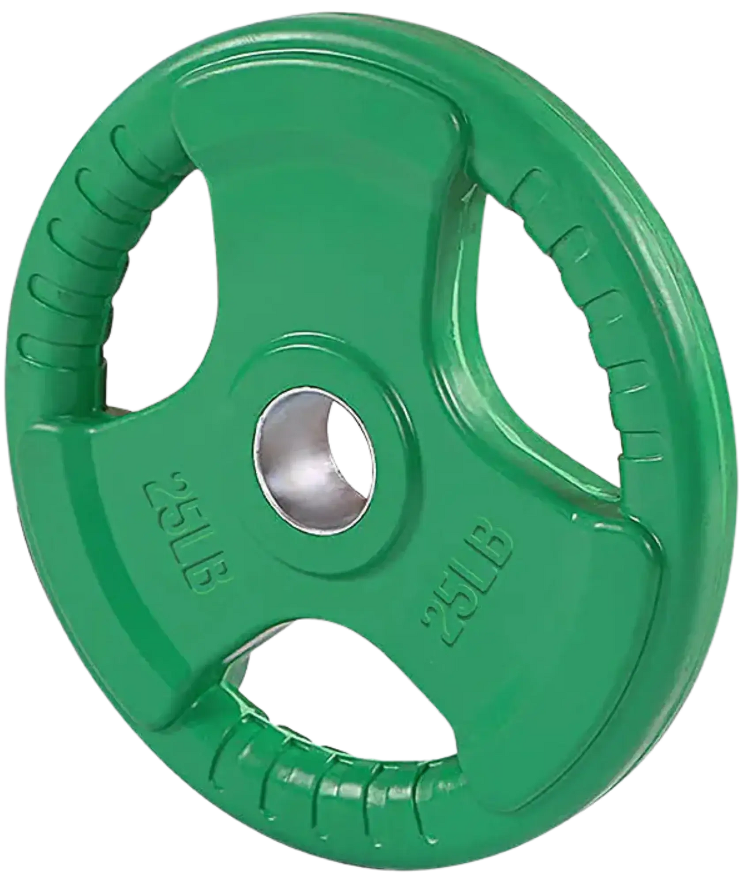 French Fitness Colored Rubber Grip Olympic Plate 25 lbs (New) Image