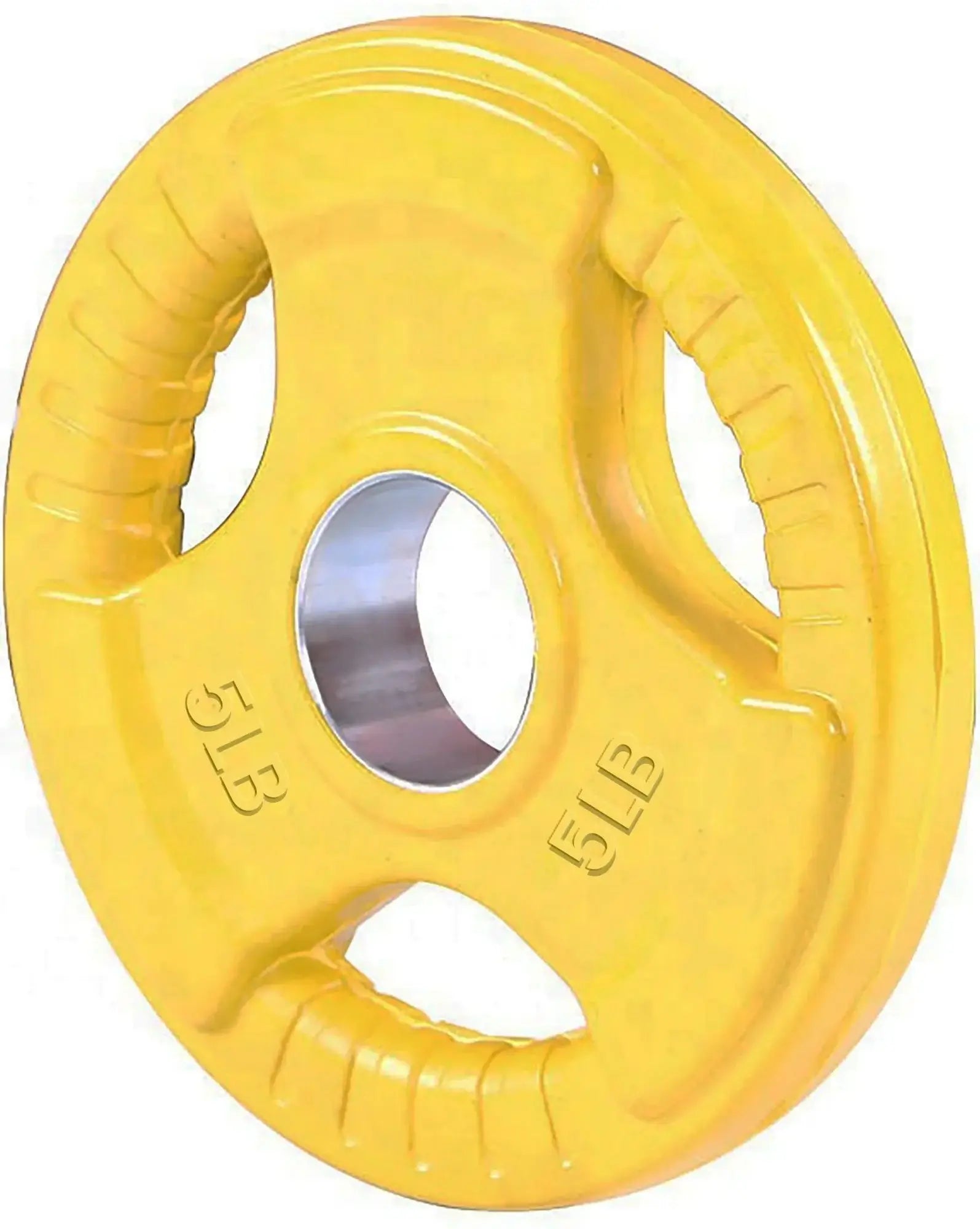 French Fitness Colored Rubber Grip Olympic Plate Set 450 lbs (New) Image 3
