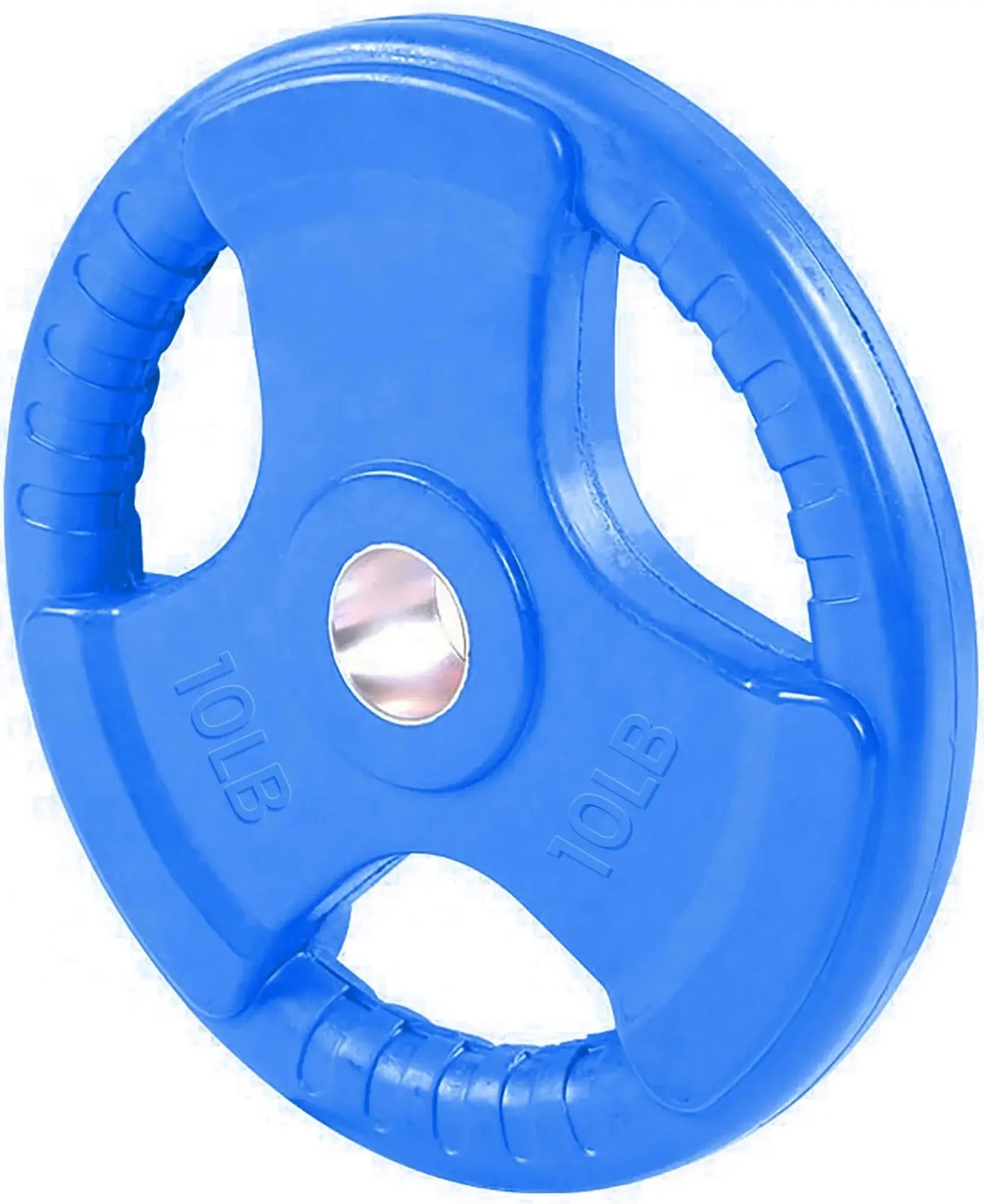 French Fitness Colored Rubber Grip Olympic Plate Set 450 lbs (New) Image 4