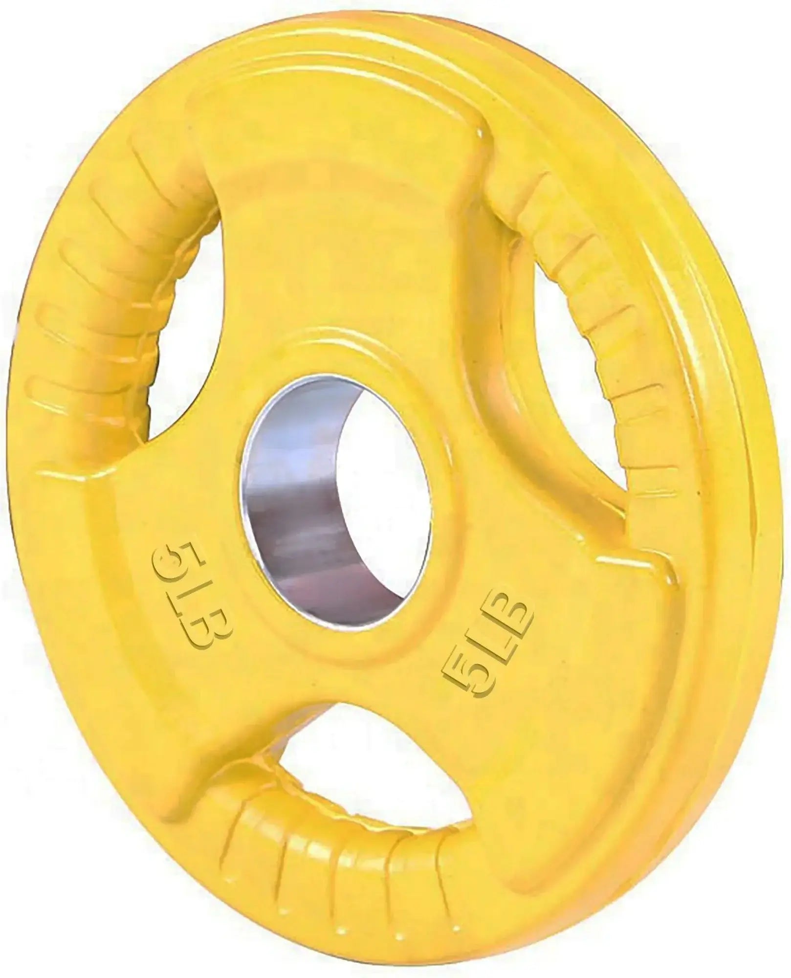 French Fitness Colored Rubber Grip Olympic Plate Set 70 lbs (New) Image 5