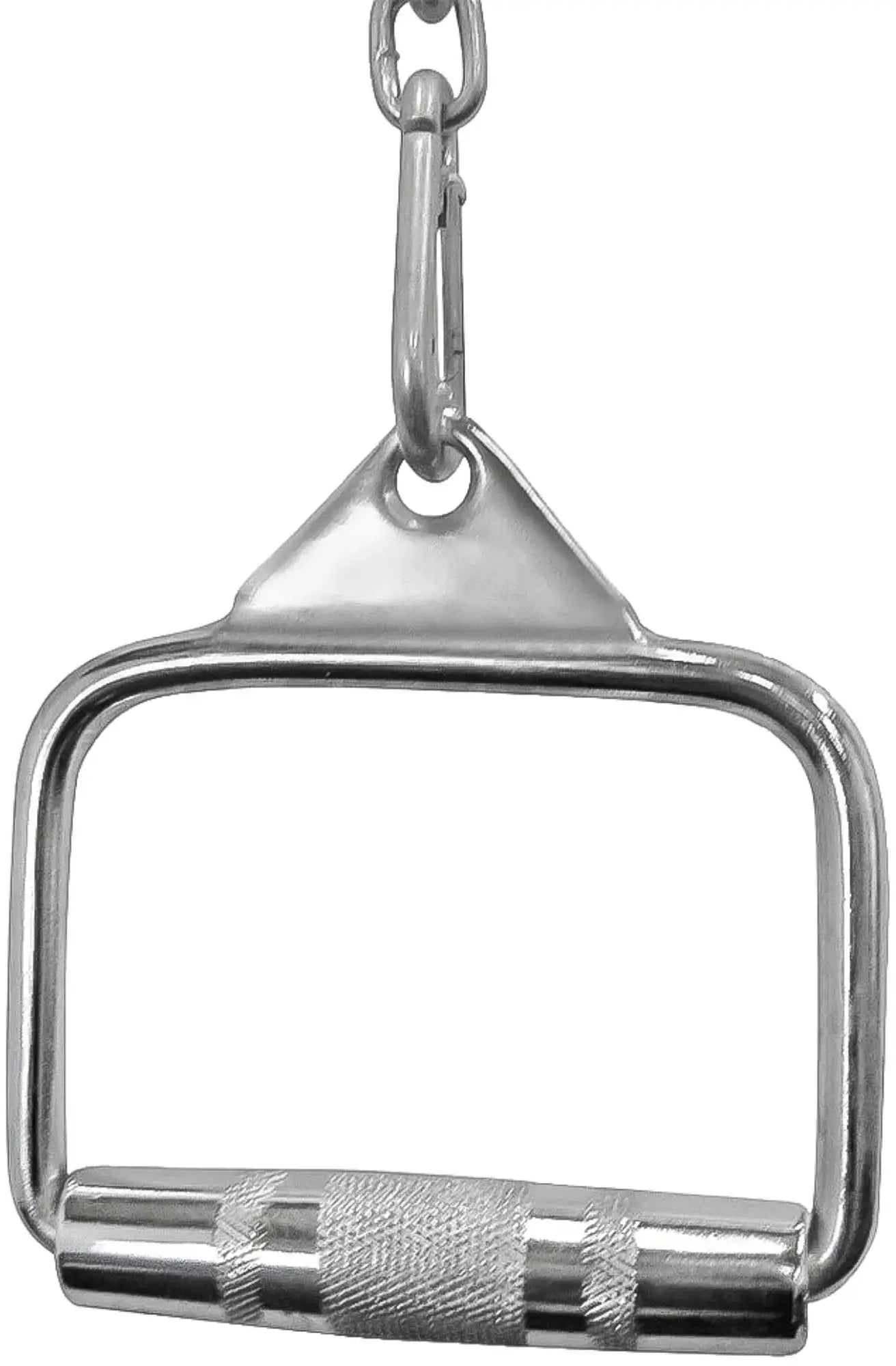 French Fitness - Chrome CSH40 Revolving Stirrup Handle (New) - Side View