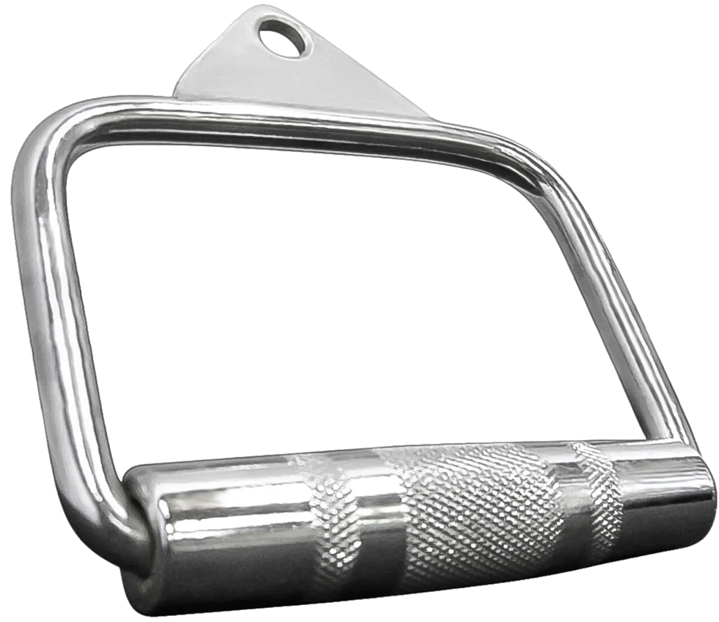 French Fitness - Chrome CSH40 Revolving Stirrup Handle (New) - Close Up View