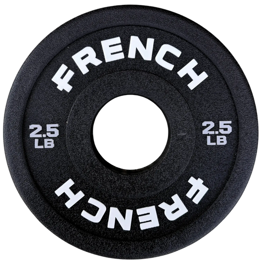 French Fitness Competition Urethane Bumper Plate 2.5 lb Black (New) Image