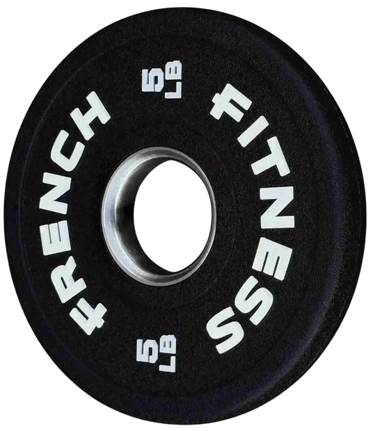 French Fitness Competition Urethane Bumper Plate 5 lb Black (New) Image