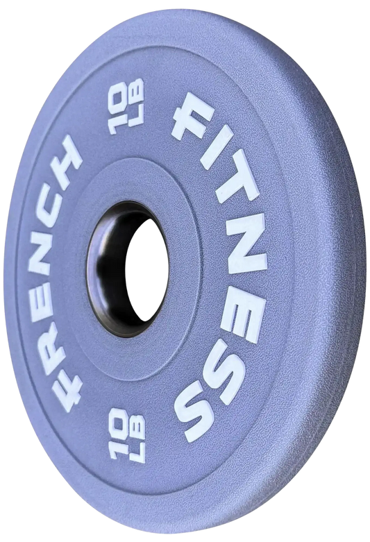 French Fitness Competition Urethane Bumper Plate 10 lb Colored (Grey) (New) Image