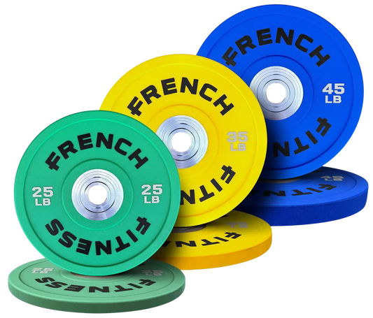 French Fitness Competition Urethane Bumper Plate 210 lb Colored (New) Image