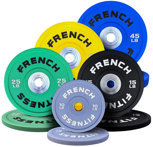 French Fitness Competition Urethane Bumper Plate 260 lb Colored (New) Image
