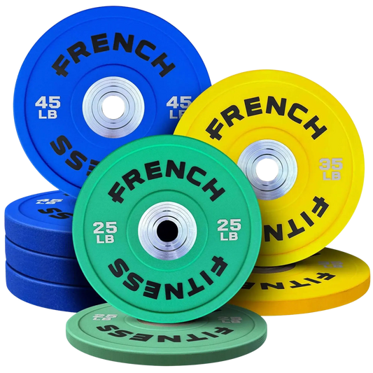 French Fitness Competition Urethane Bumper Plate 300 lb Colored (New) Image