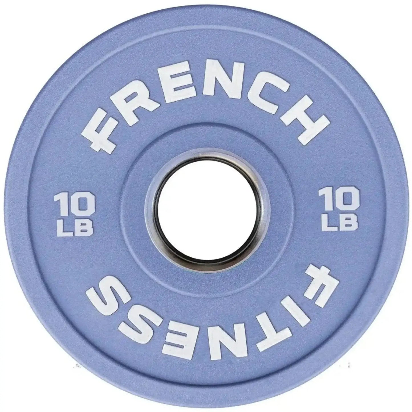 French Fitness Competition Urethane Bumper Plate 350 lb Colored (New) Image 3
