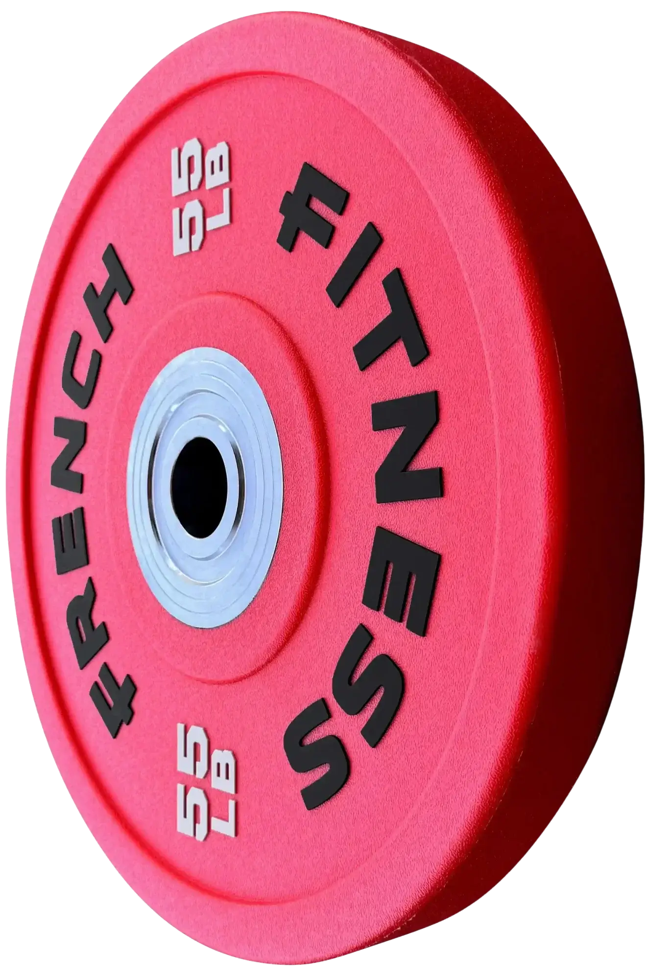French Fitness Competition Urethane Bumper Plate 55 lb Colored (Red) (New) Image
