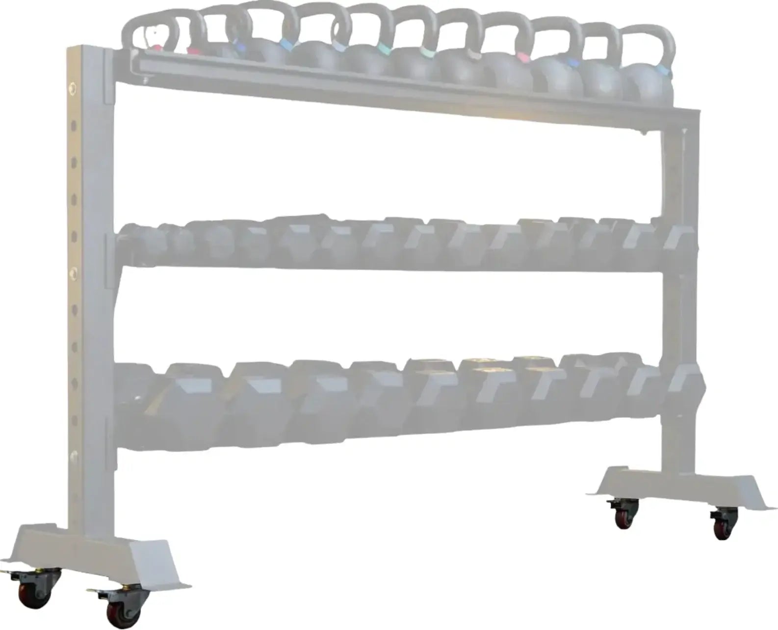 French Fitness - Caster Wheel Set of 6 (New) - Angled View