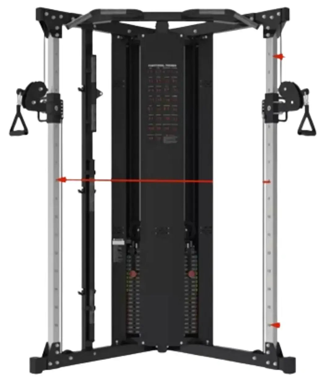 French Fitness DAP50 Dual Adjustable Pulley - 83" Tall (New) Image 2