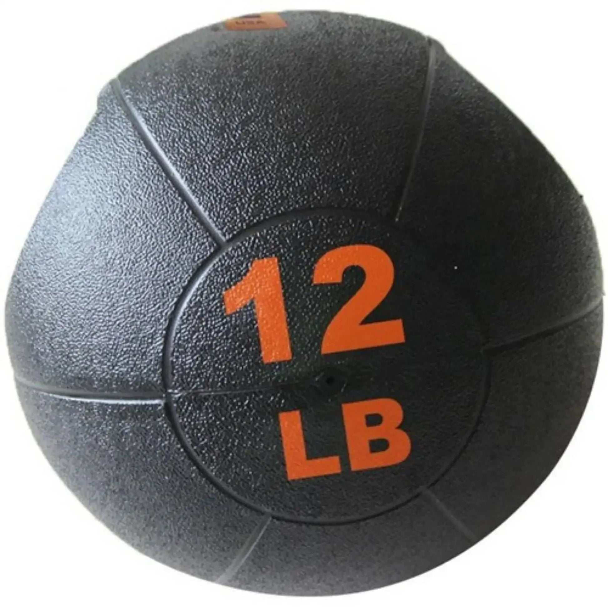 French Fitness Dual Grip Medicine Ball w/Handles 12 lb (New) Image 3