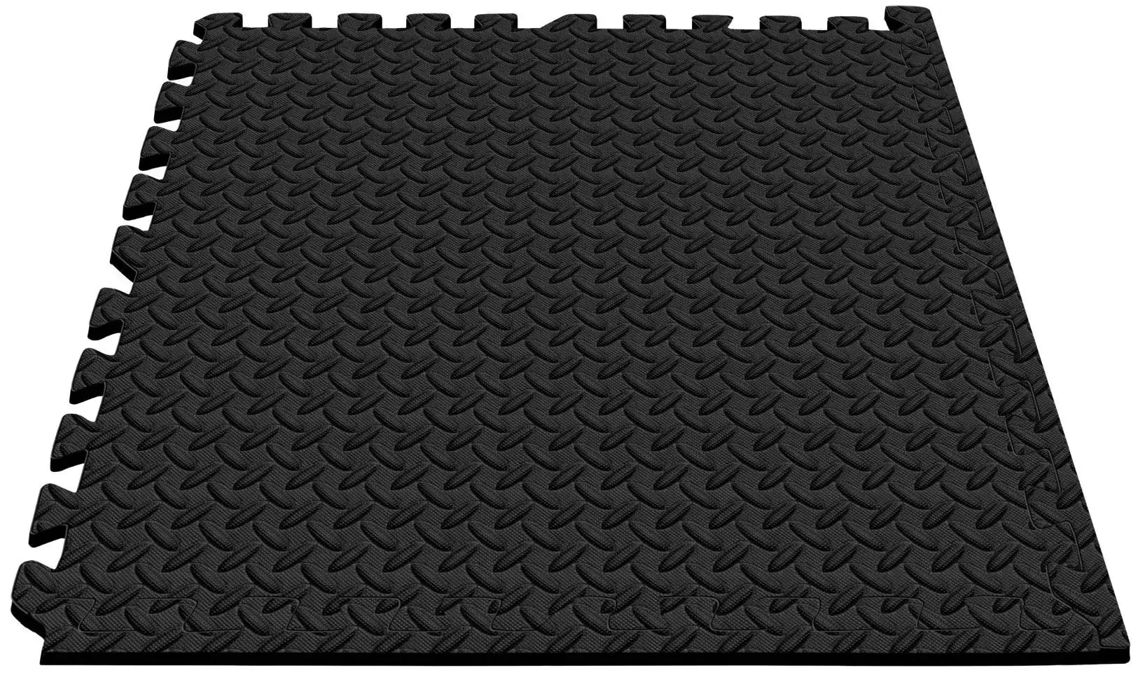 French Fitness - 24" x 24" Eva Interlocking Tiles (New) - Close Up View
