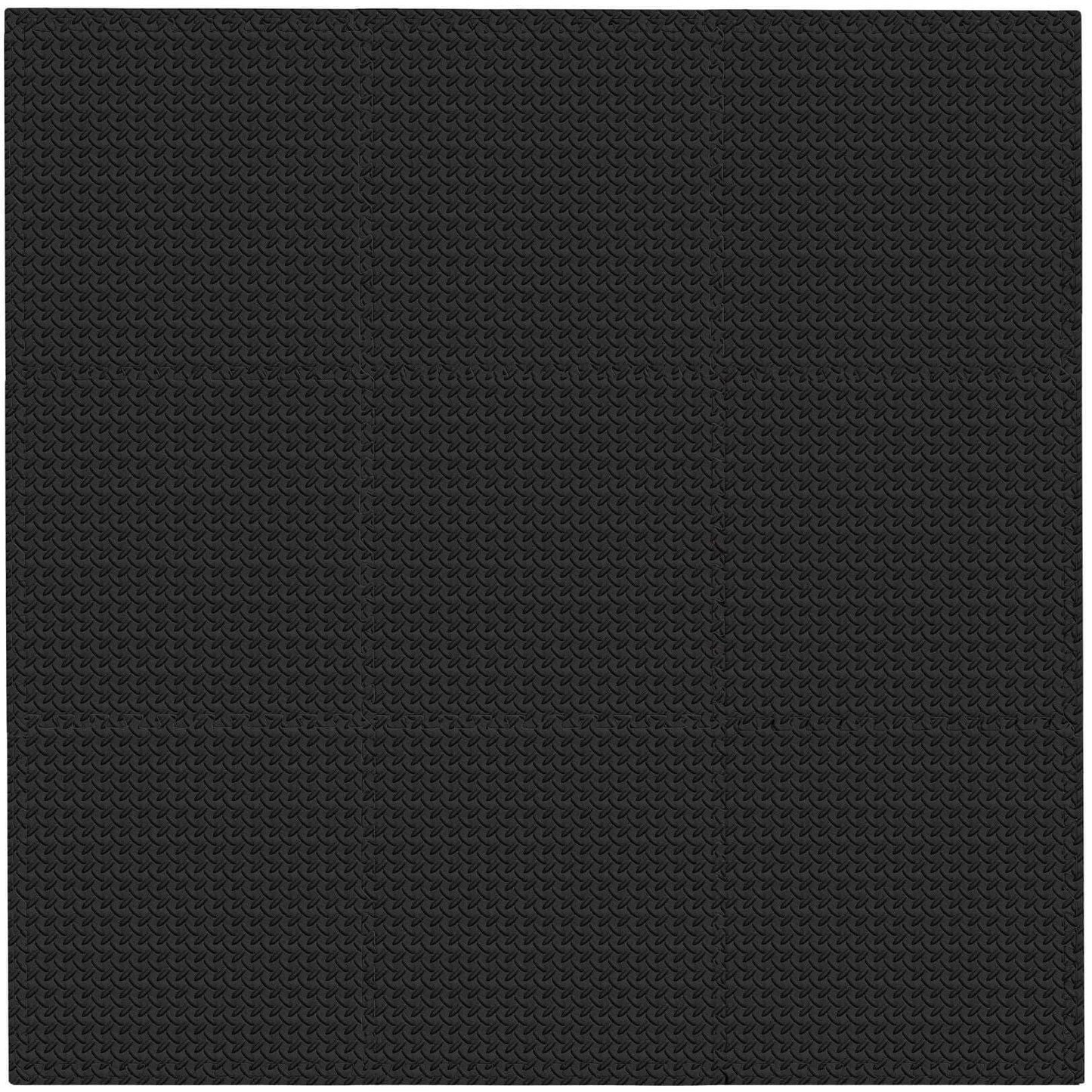 French Fitness - 24" x 24" Eva Interlocking Tiles (New) - Front View