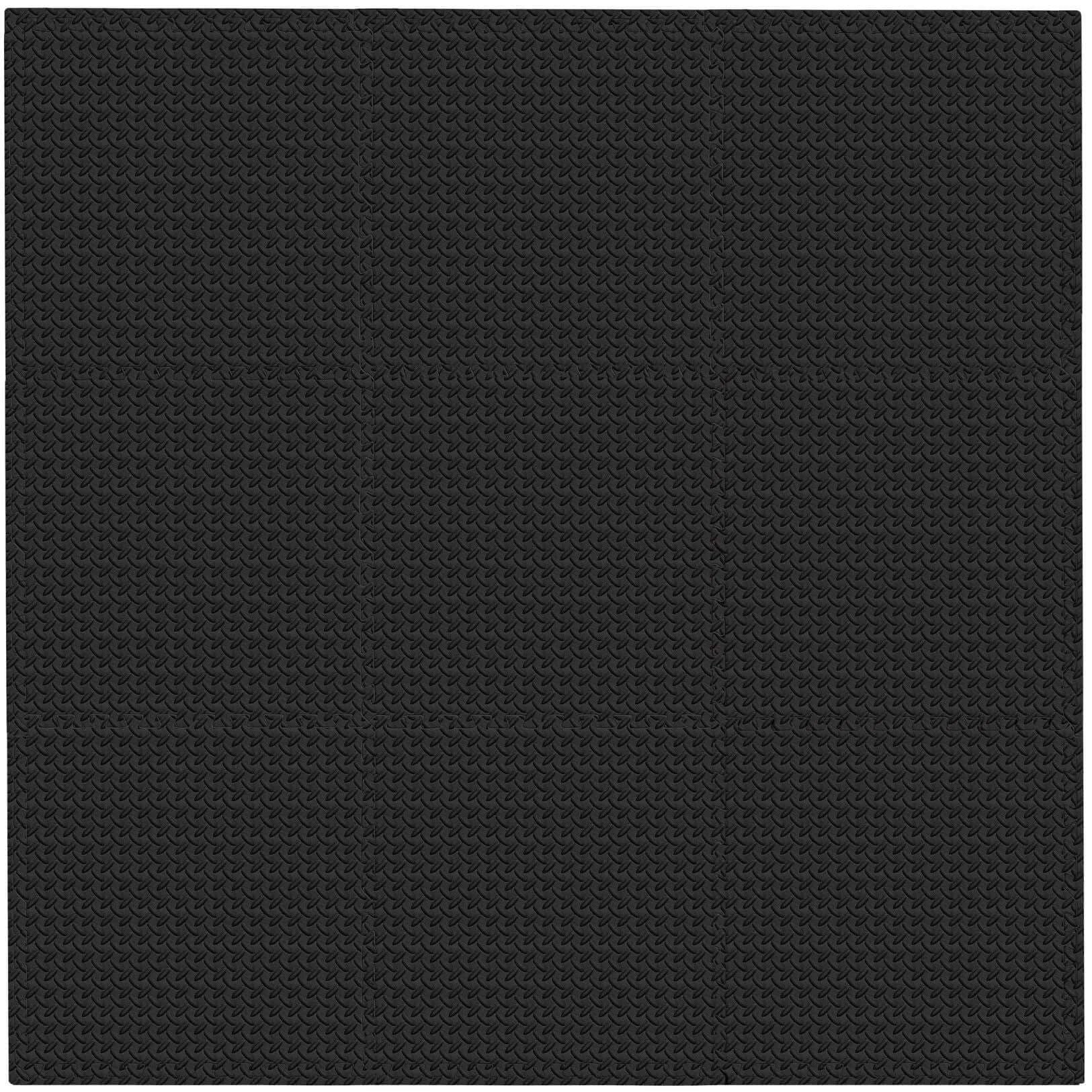 French Fitness - 24" x 24" Eva Interlocking Tiles (New) - Front View