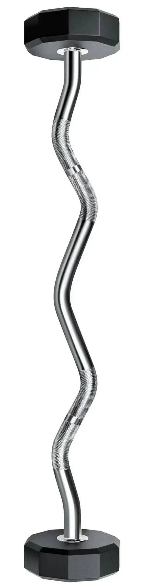 French Fitness EZ Curl Urethane Barbell Bar Set of 5 (25-65 lbs) (New) Image 3