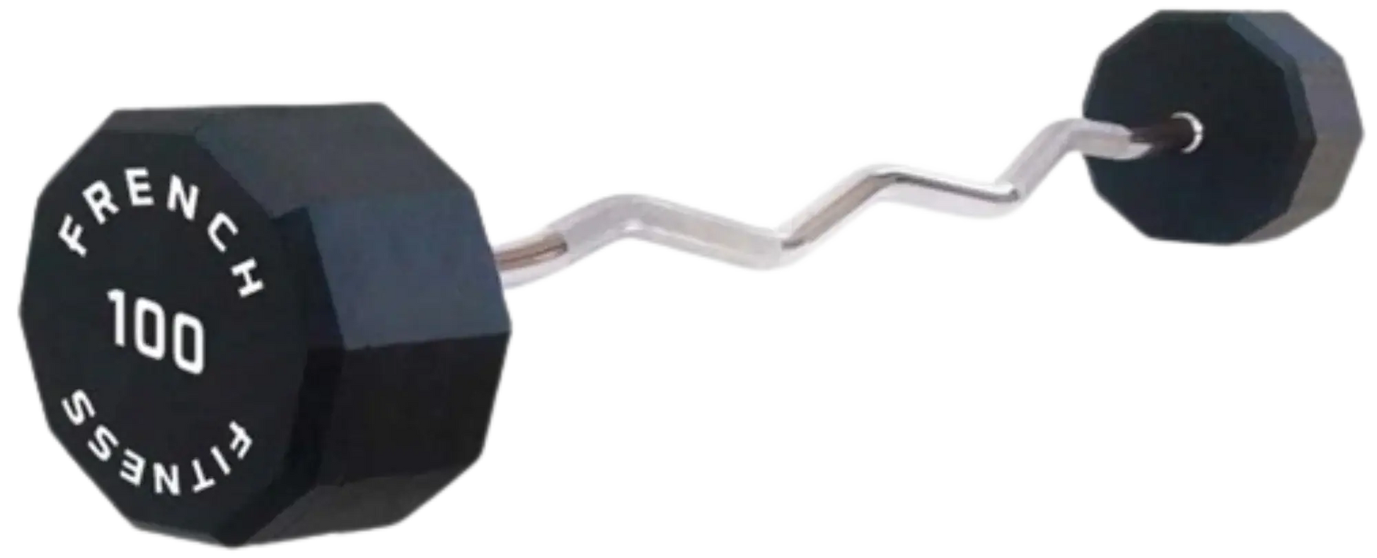 French Fitness EZ Curl Urethane Barbell 100 lbs - Single (New) Image