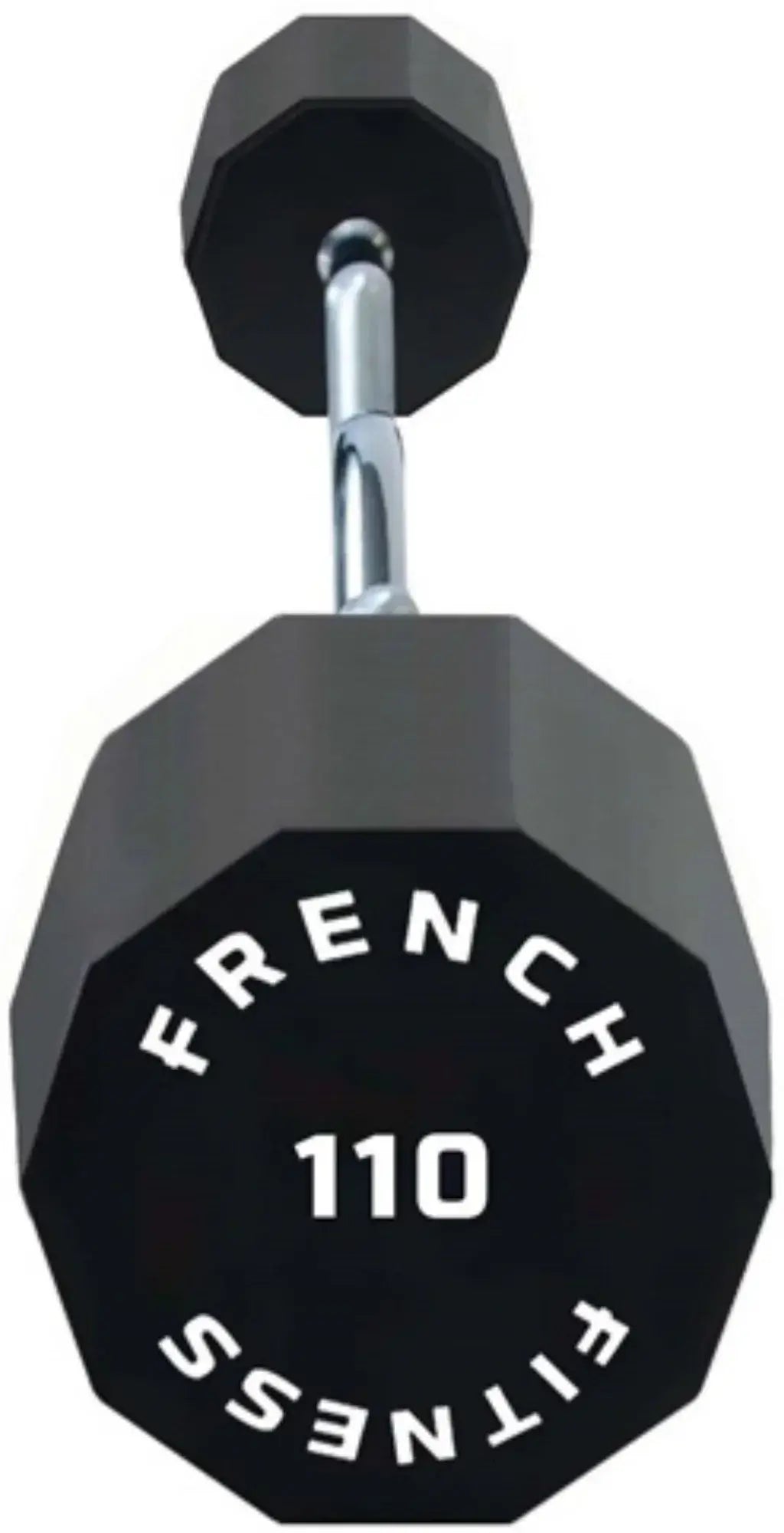 French Fitness EZ Curl Urethane Barbell 110 lbs - Single (New) Image 2