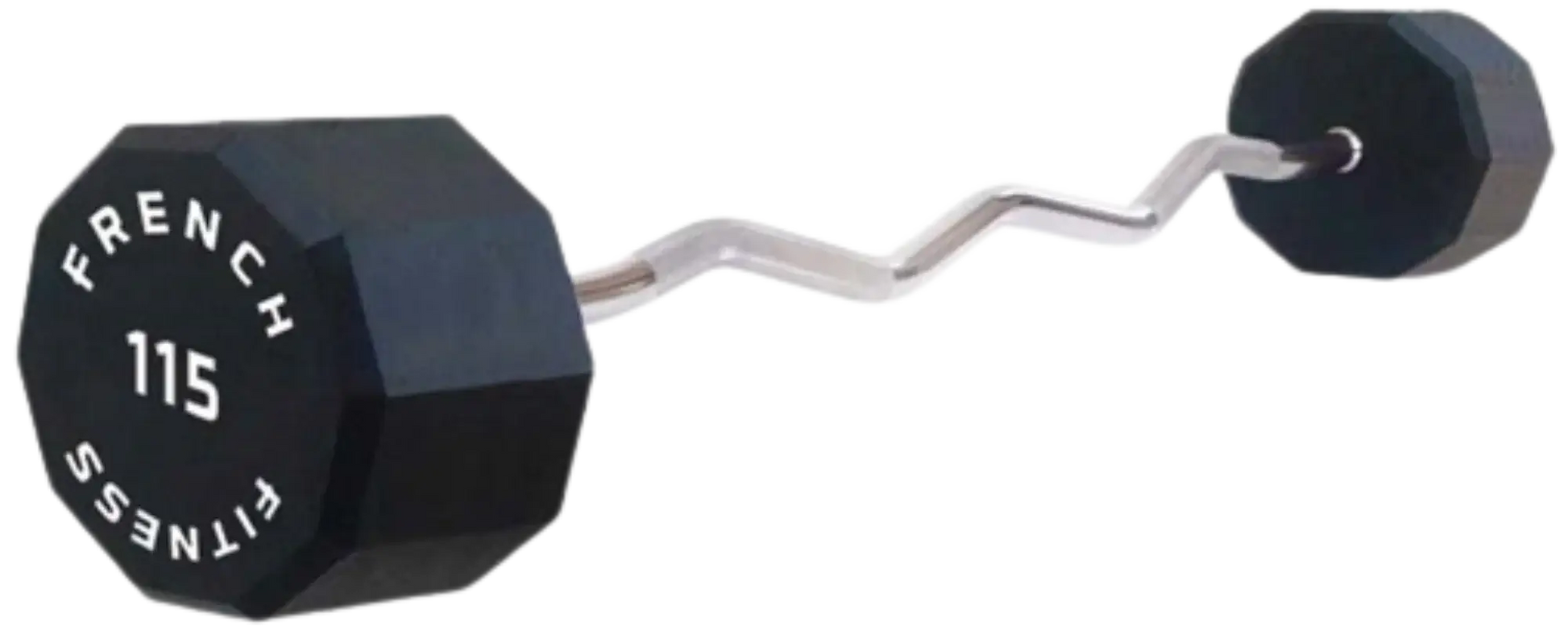 French Fitness EZ Curl Urethane Barbell 115 lbs - Single (New) Image