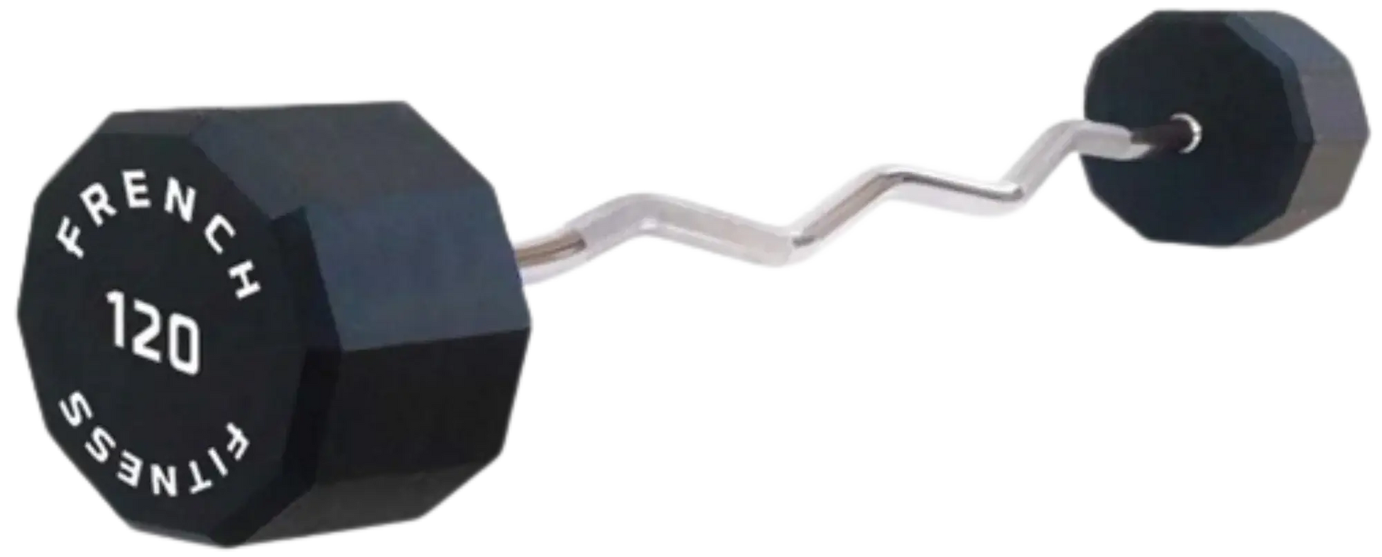 French Fitness EZ Curl Urethane Barbell 120 lbs - Single (New) Image