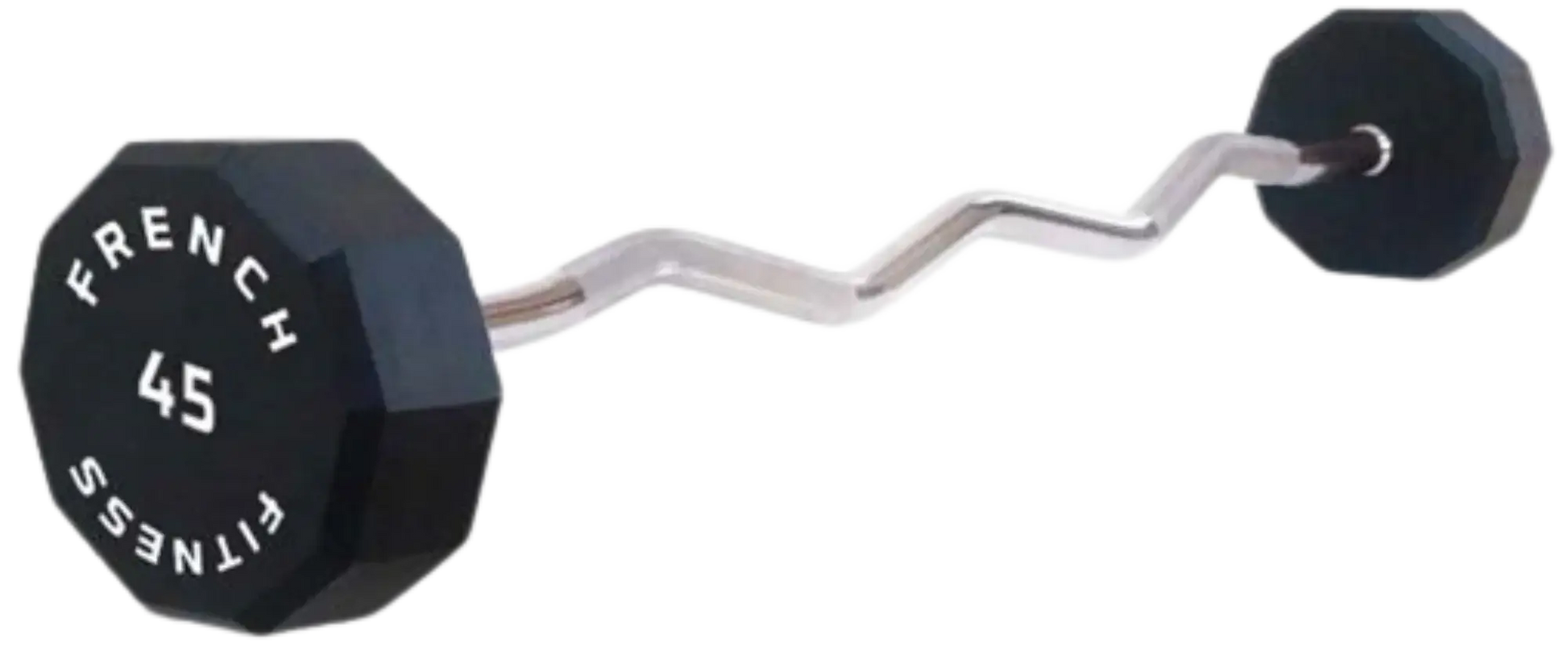 French Fitness EZ Curl Urethane Barbell 45 lbs - Single (New) Image