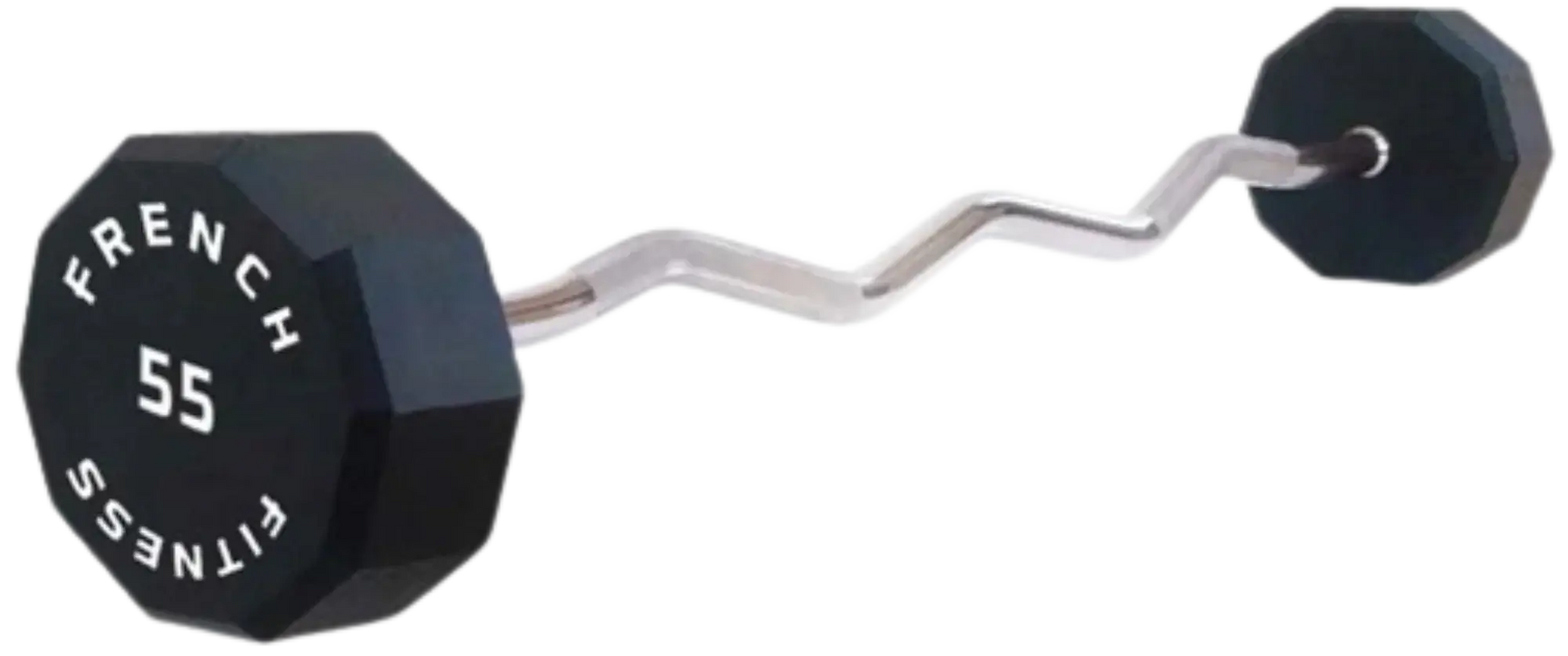 French Fitness EZ Curl Urethane Barbell 55 lbs - Single (New) Image