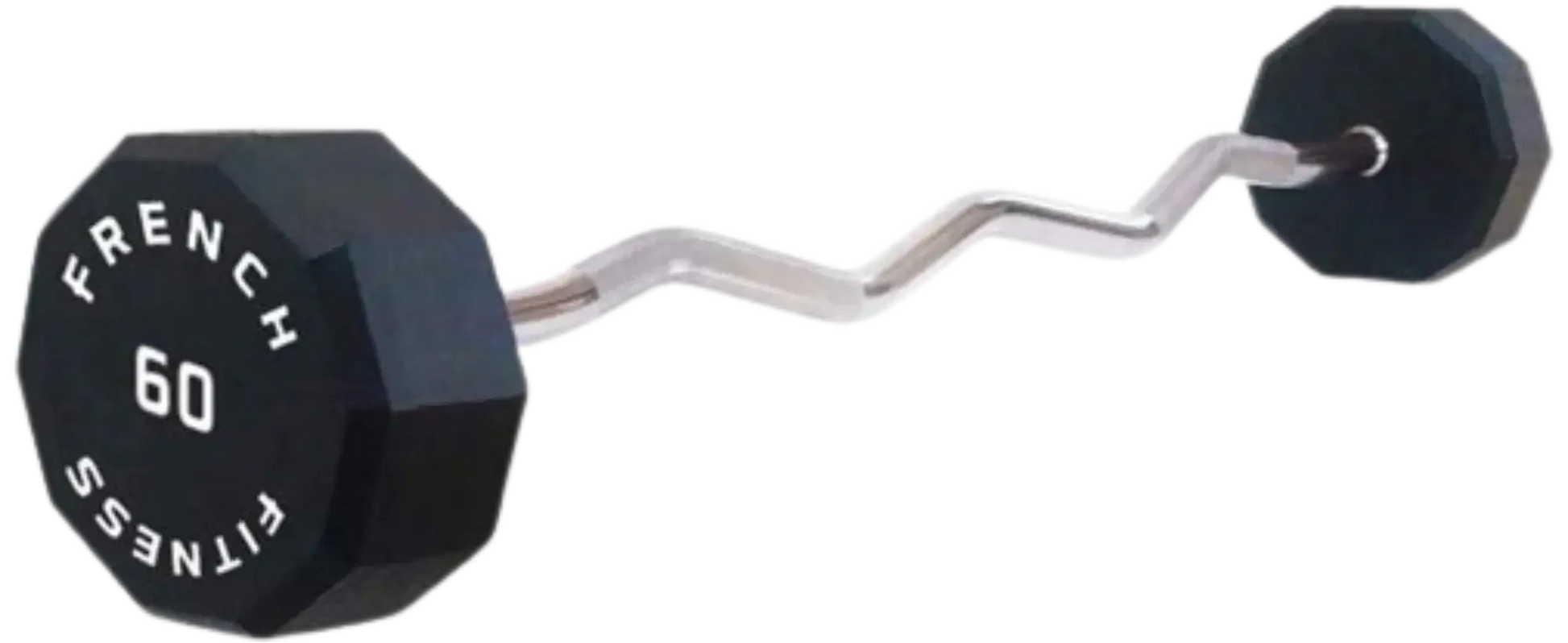 French Fitness EZ Curl Urethane Barbell 60 lbs - Single (New) Image