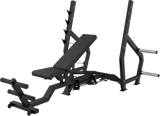 French Fitness Newport 3 Way Flat Incline Decline Olympic Bench (New) Image