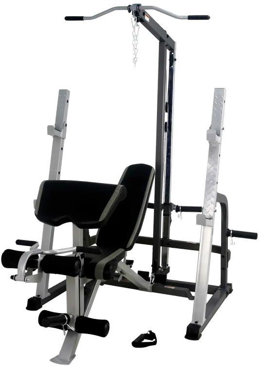 French Fitness FL3 Freightweight Lat & Olympic Bench Gym (New) Image