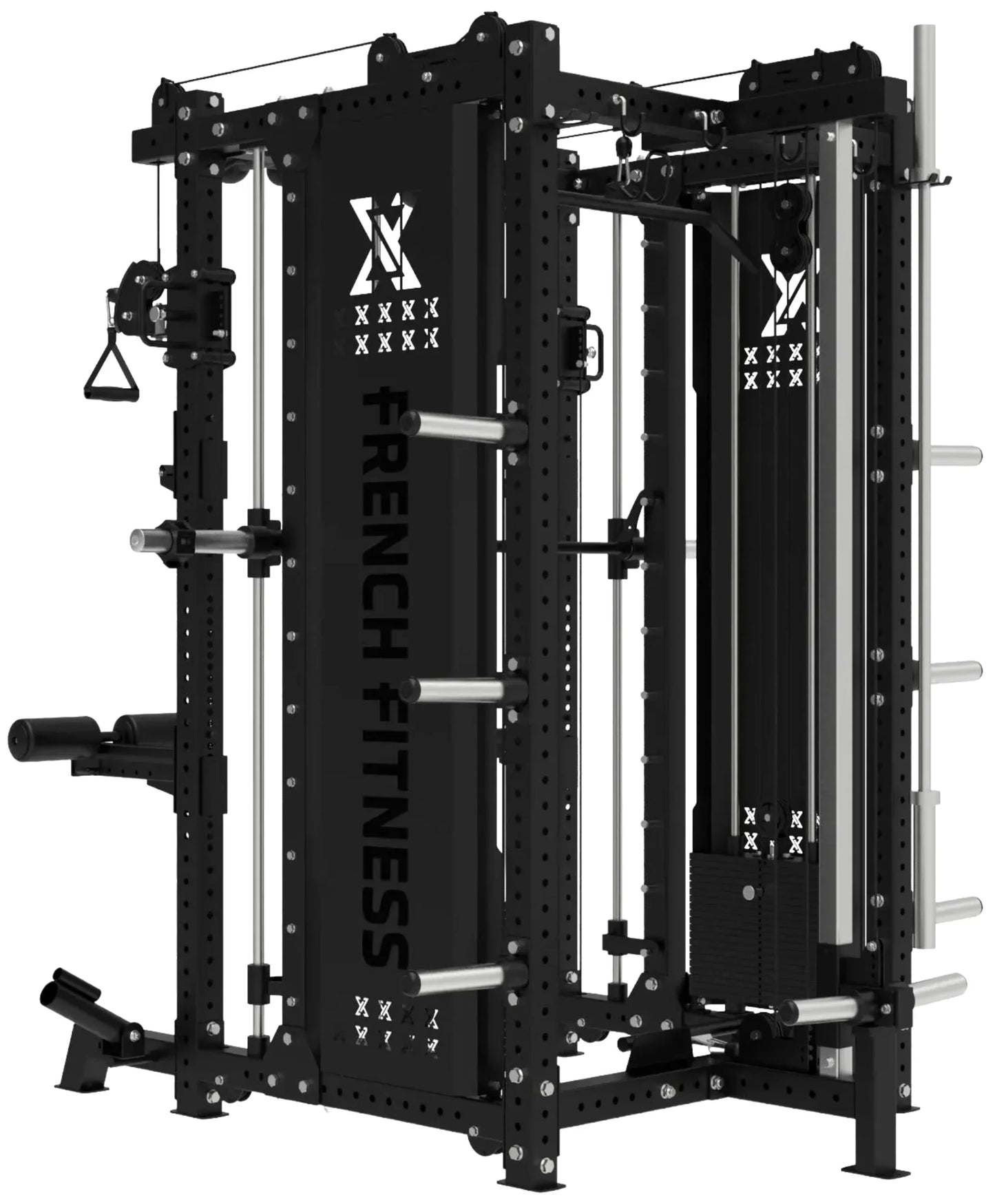 French Fitness FSR100 Commercial Functional Smith Rack System (New)