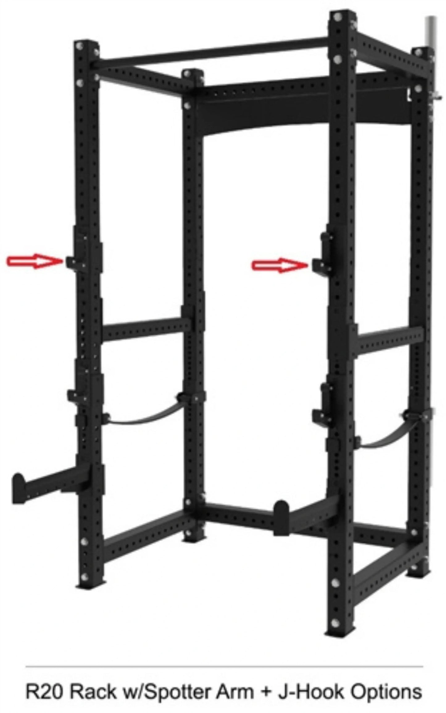 French Fitness FSR100 / R20 J-Hooks J-Cups - Set of 2 (New) Image 2