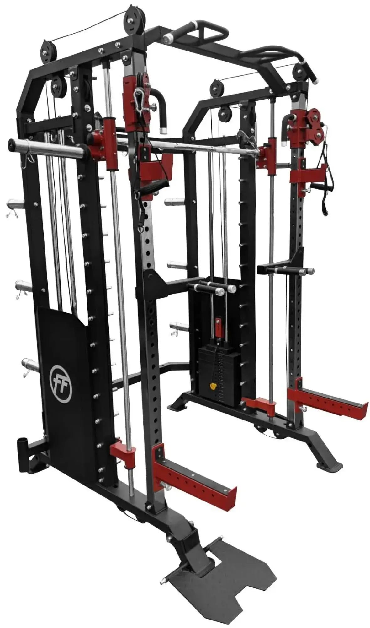 French Fitness FSR50 Dual Cable & Smith Rack Home Gym (New) Image 2