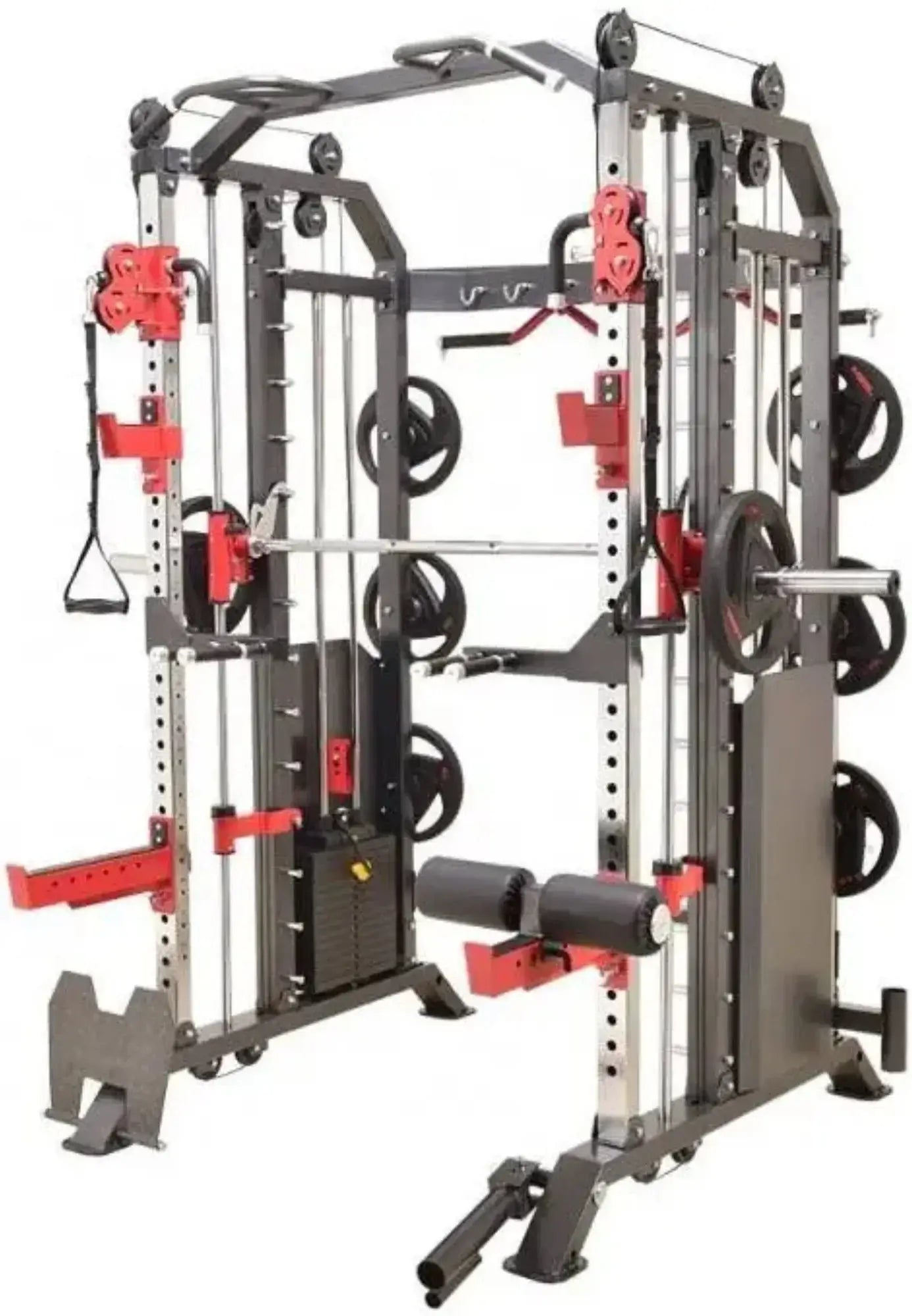 French Fitness FSR50 Dual Cable & Smith Rack Home Gym (New) Image 6